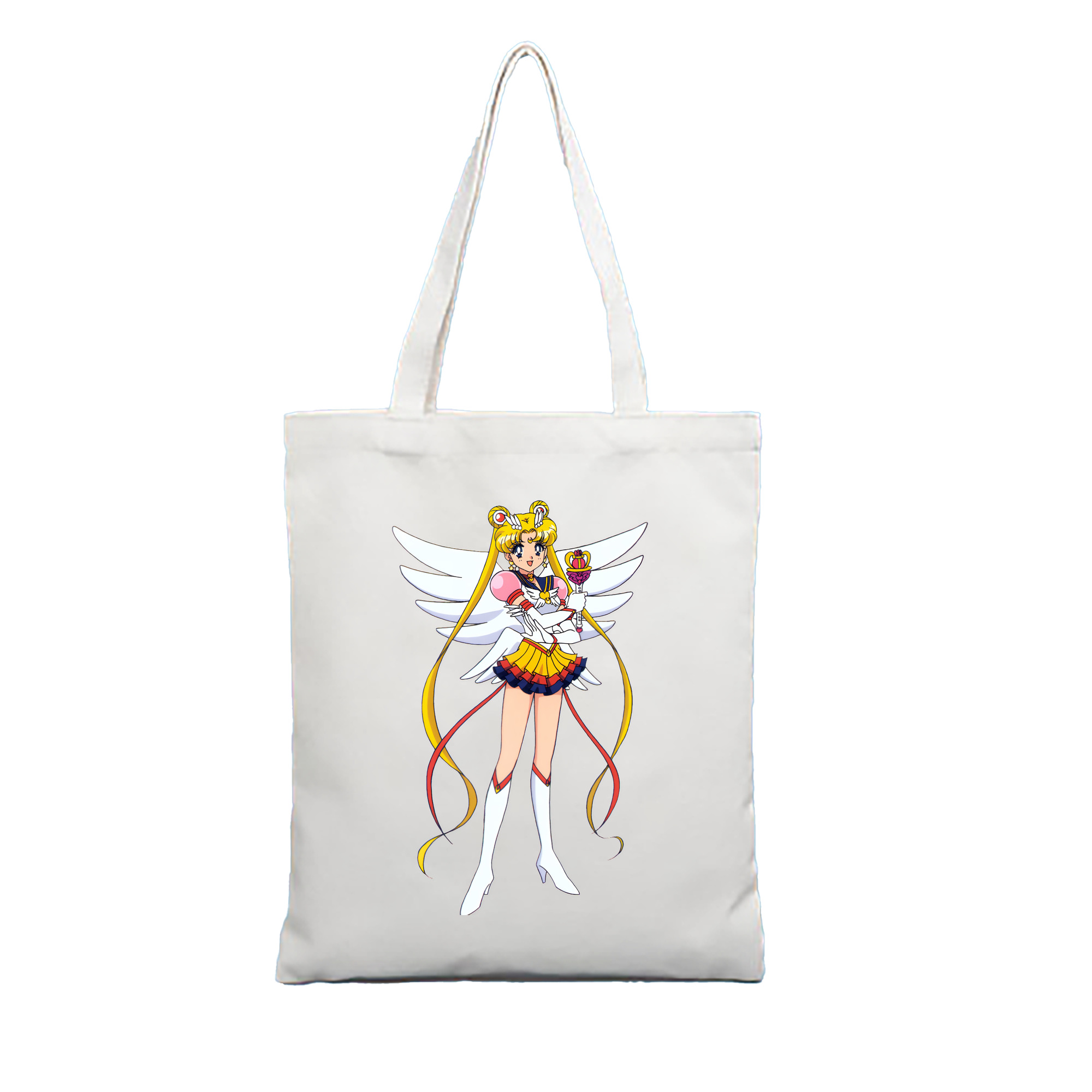 （画像用） 美少女戦士セーラームーン 月野 うさぎ つきの うさぎ Sailor Moon Tsukino Usagi 縦型キャンバス生地手提げバッグ　トートバッグ