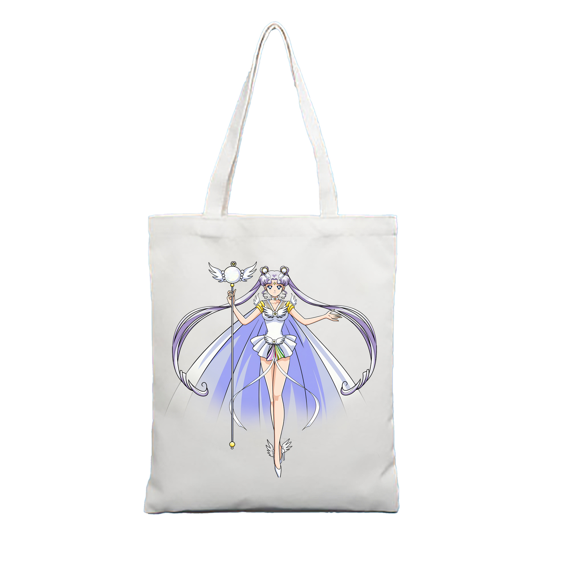 （画像用） 美少女戦士セーラームーン 月野 うさぎ つきの うさぎ Sailor Moon Tsukino Usagi 縦型キャンバス生地手提げバッグ　トートバッグ