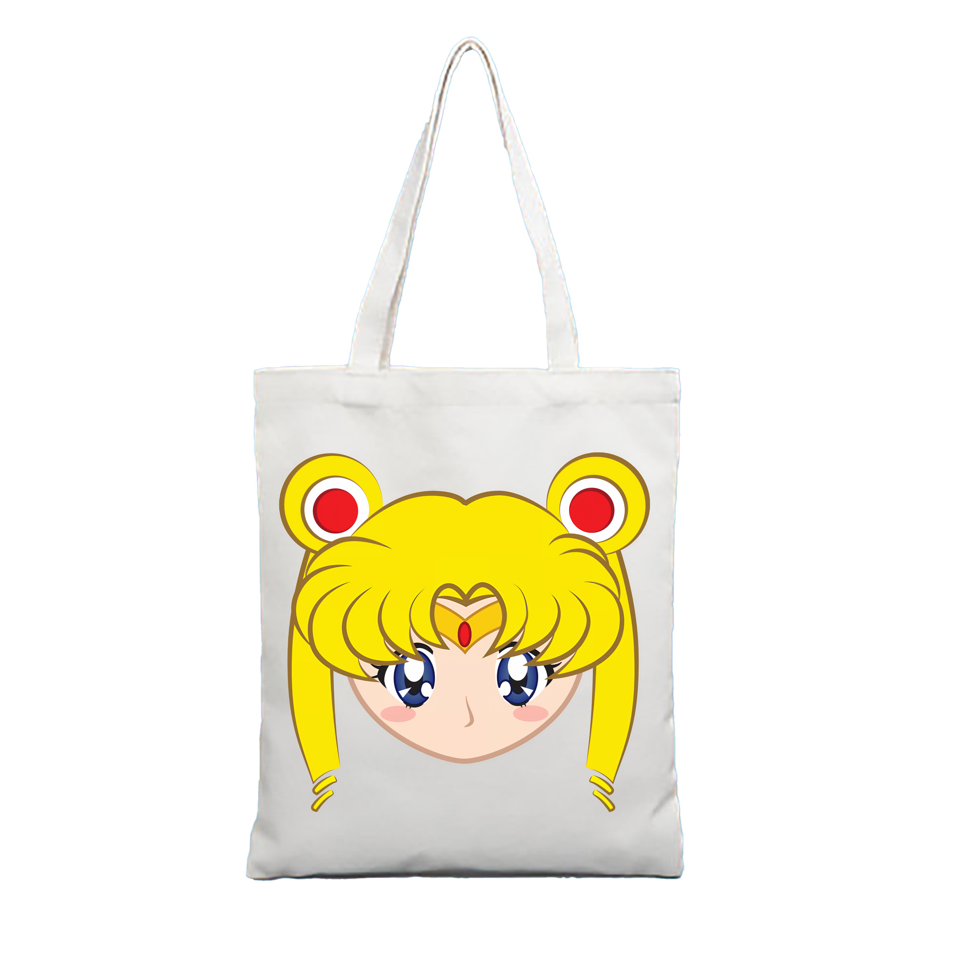 （画像用） 美少女戦士セーラームーン 月野 うさぎ つきの うさぎ Sailor Moon Tsukino Usagi 縦型キャンバス生地手提げバッグ　トートバッグ