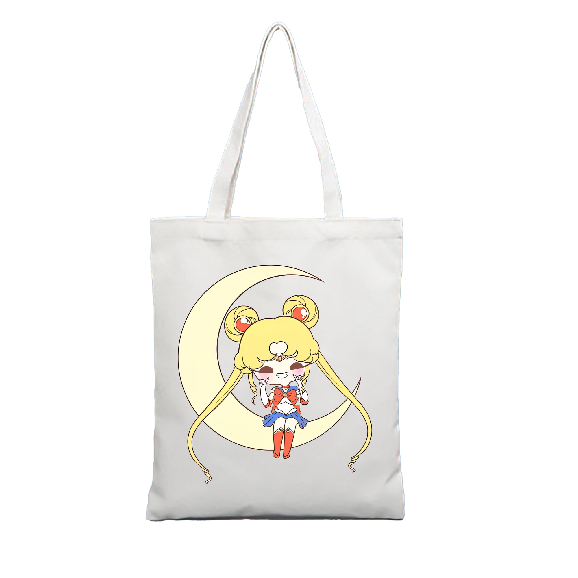 （画像用） 美少女戦士セーラームーン 月野 うさぎ つきの うさぎ Sailor Moon Tsukino Usagi 縦型キャンバス生地手提げバッグ　トートバッグ