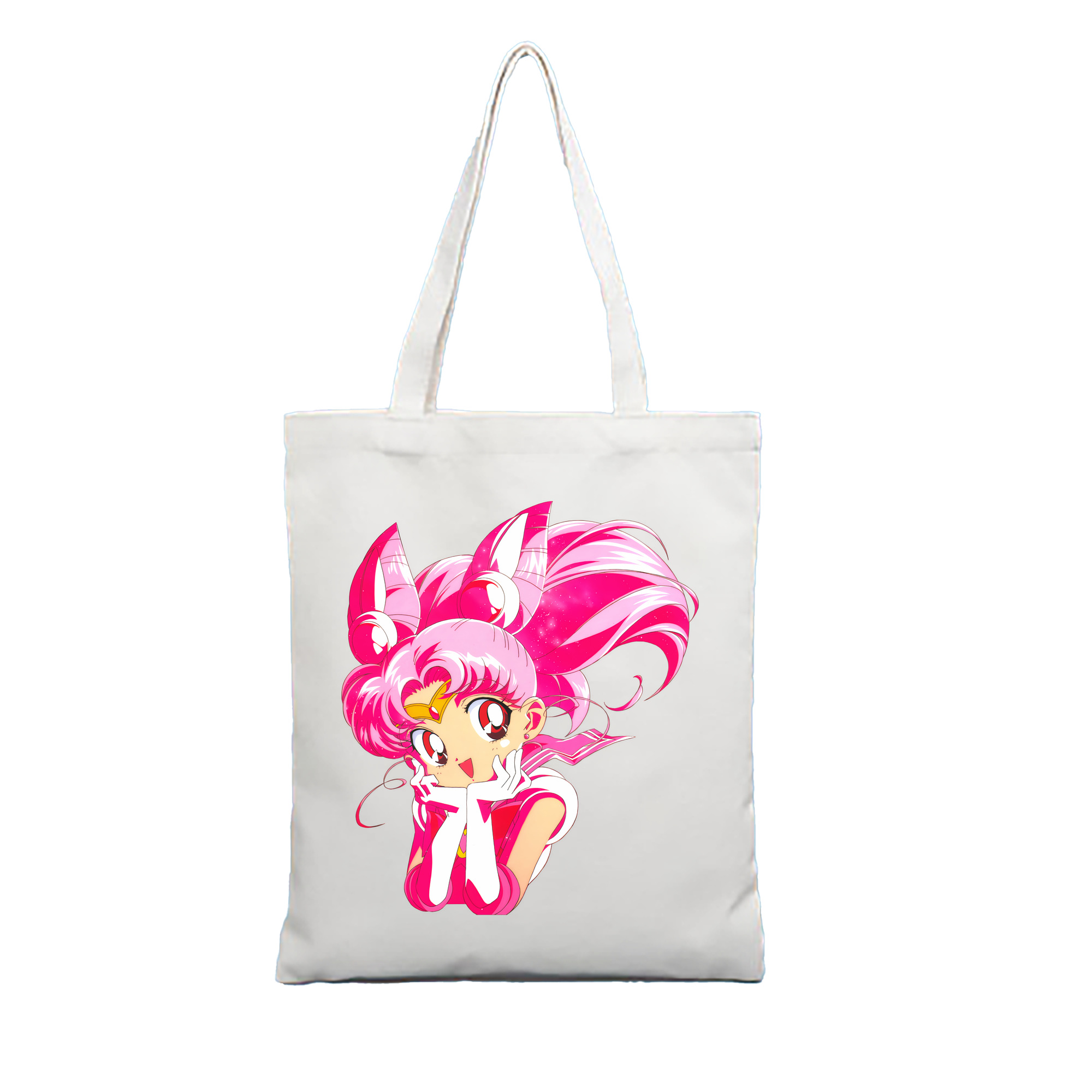 （画像用） 美少女戦士セーラームーン ちびうさ Sailor Moon Chibiusa Tsukino Usagi Small Lady Serenity 縦型キャンバス生地手提げバッグ　トートバッグ
