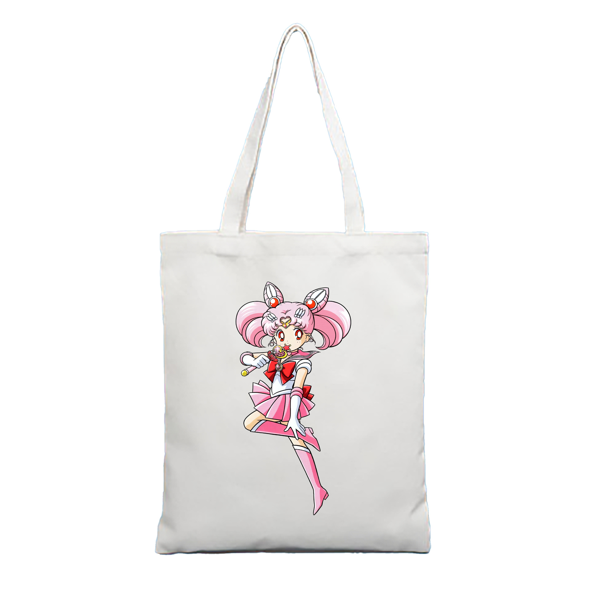 （画像用） 美少女戦士セーラームーン ちびうさ Sailor Moon Chibiusa Tsukino Usagi Small Lady Serenity 縦型キャンバス生地手提げバッグ　トートバッグ