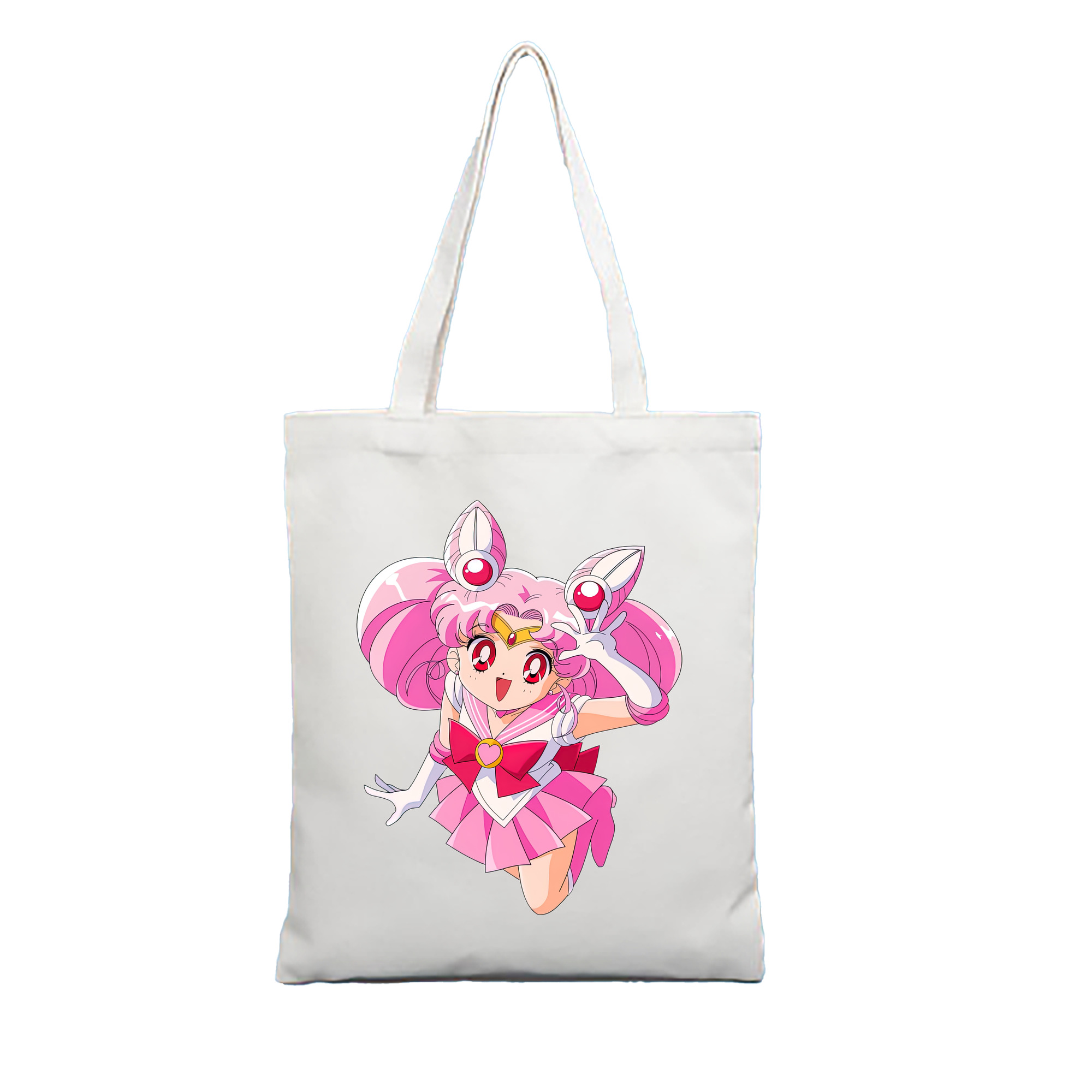 （画像用） 美少女戦士セーラームーン ちびうさ Sailor Moon Chibiusa Tsukino Usagi Small Lady Serenity 縦型キャンバス生地手提げバッグ　トートバッグ