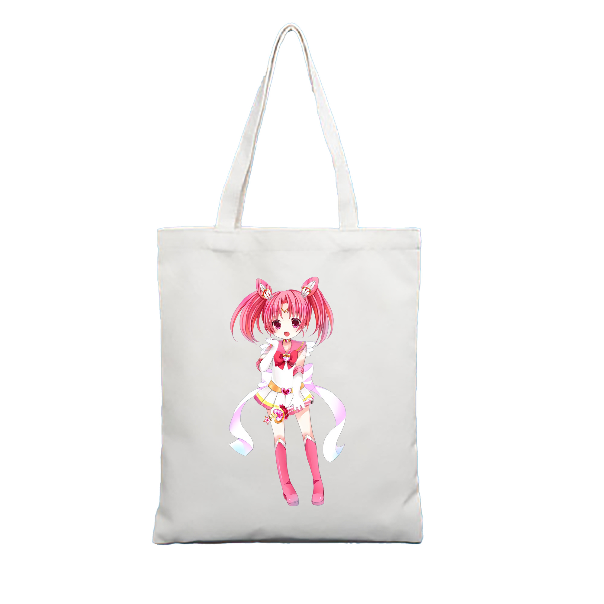 （画像用） 美少女戦士セーラームーン ちびうさ Sailor Moon Chibiusa Tsukino Usagi Small Lady Serenity 縦型キャンバス生地手提げバッグ　トートバッグ