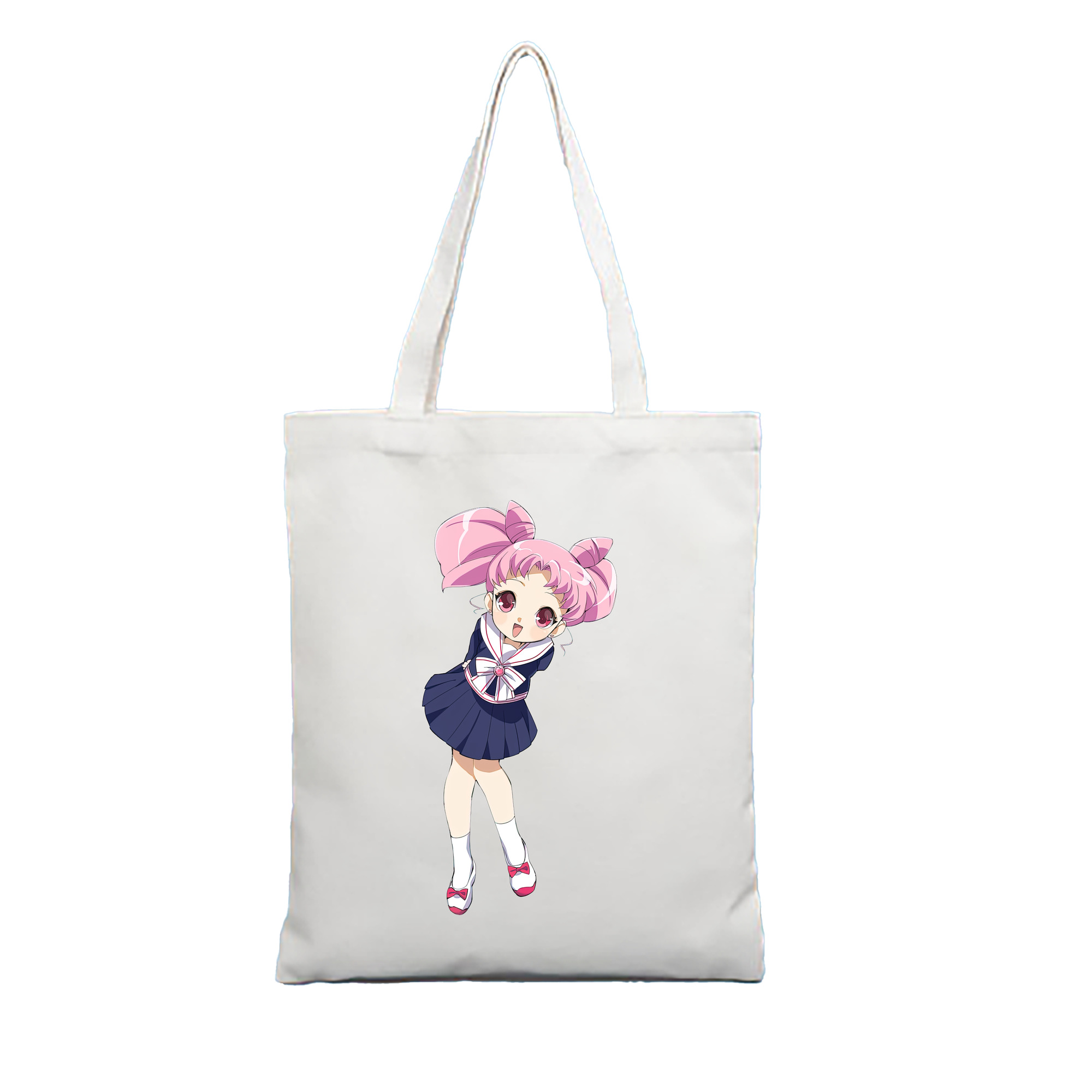 （画像用） 美少女戦士セーラームーン ちびうさ Sailor Moon Chibiusa Tsukino Usagi Small Lady Serenity 縦型キャンバス生地手提げバッグ　トートバッグ
