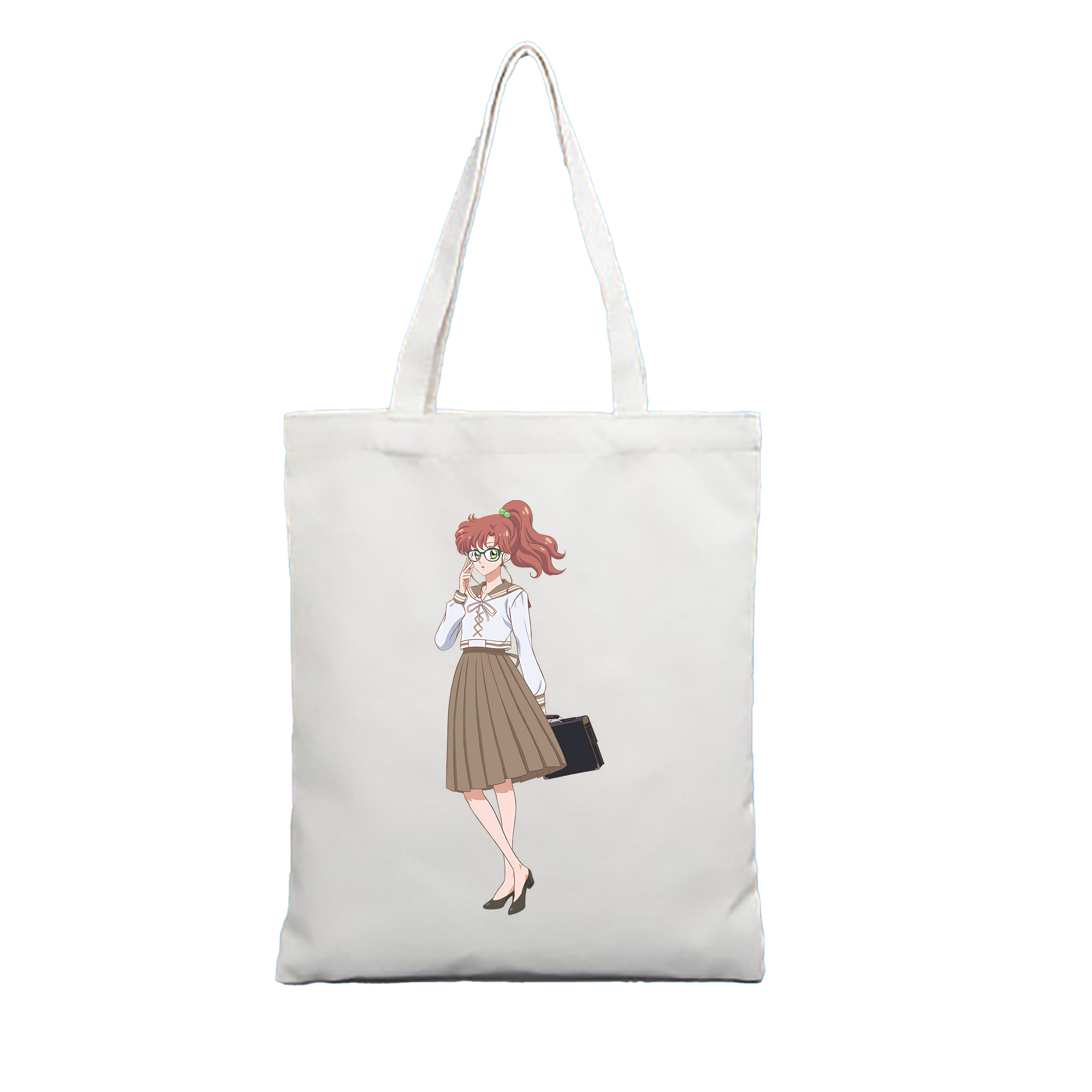 （画像用） 美少女戦士セーラームーン 木野 まこと きの まこと Sailor Moon Kino Makoto （セーラージュピター；Sailor Jupiter） 縦型キャンバス生地手提げバッグ　トートバッグ