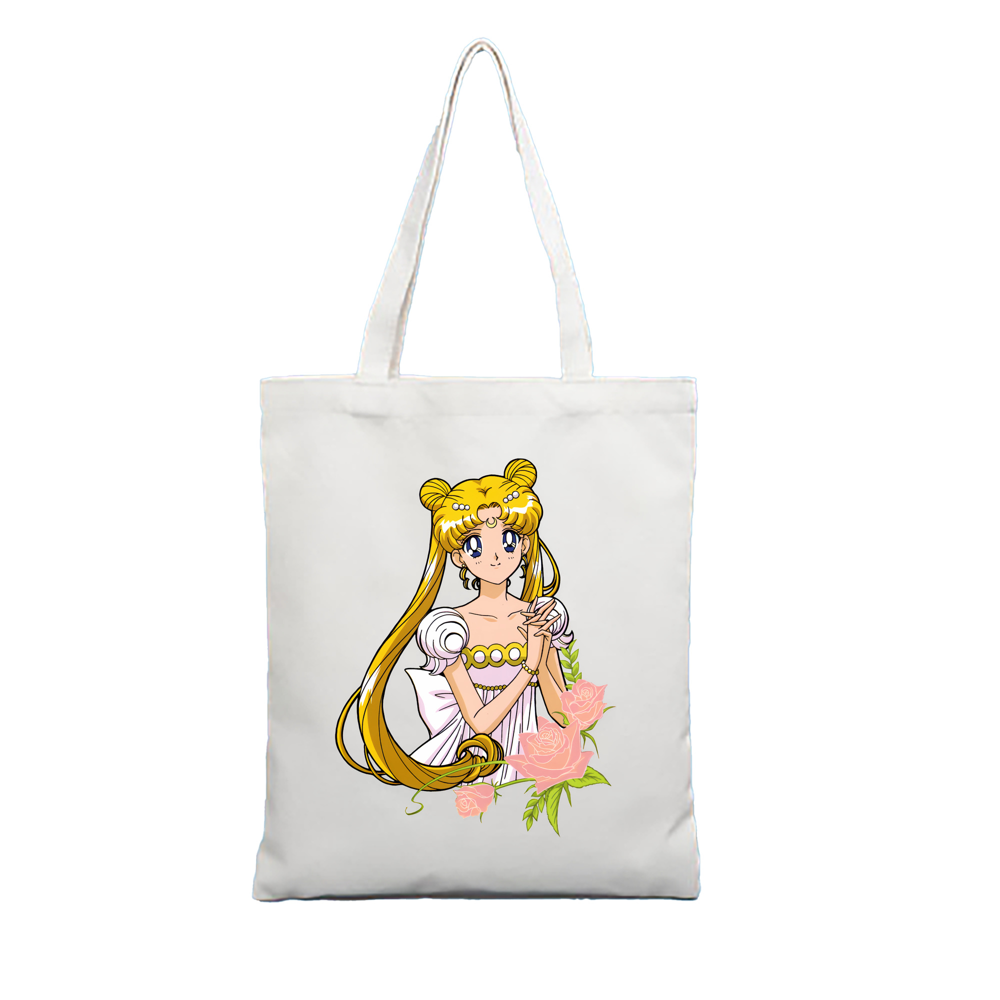 （画像用） 美少女戦士セーラームーン 愛野 美奈子 あいの みなこ Sailor Moon Aino Minako 縦型キャンバス生地手提げバッグ　トートバッグ