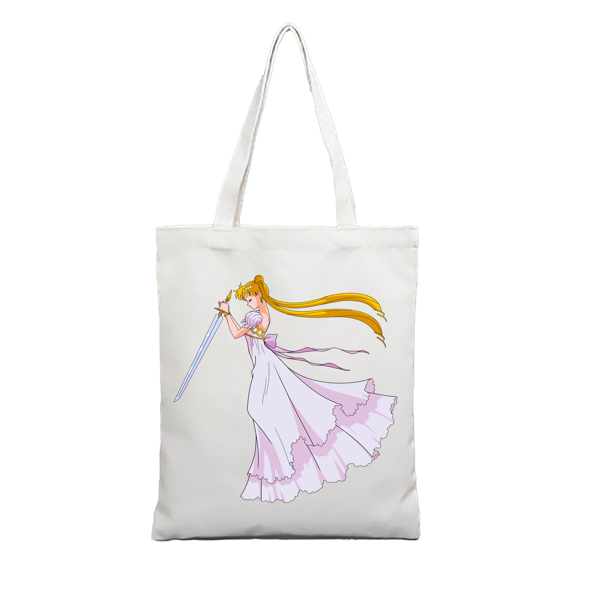 （画像用） 美少女戦士セーラームーン 愛野 美奈子 あいの みなこ Sailor Moon Aino Minako 縦型キャンバス生地手提げバッグ　トートバッグ