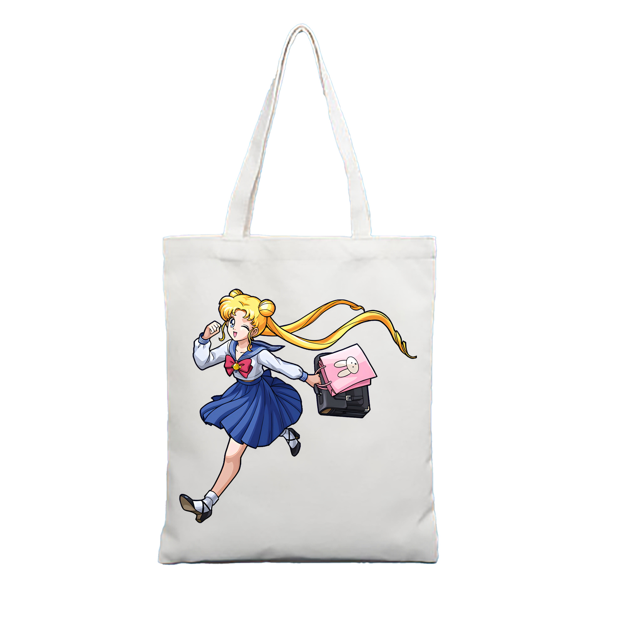 （画像用） 美少女戦士セーラームーン 愛野 美奈子 あいの みなこ Sailor Moon Aino Minako 縦型キャンバス生地手提げバッグ　トートバッグ