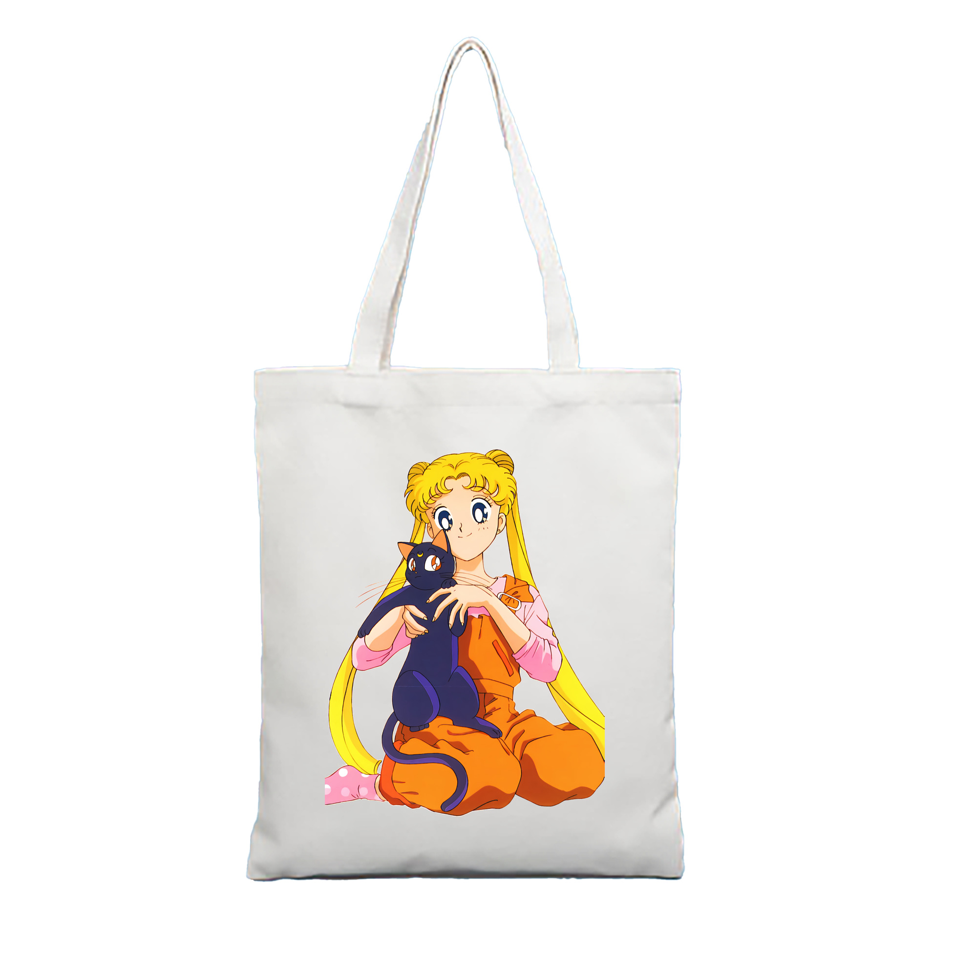 （画像用） 美少女戦士セーラームーン 愛野 美奈子 あいの みなこ Sailor Moon Aino Minako 縦型キャンバス生地手提げバッグ　トートバッグ