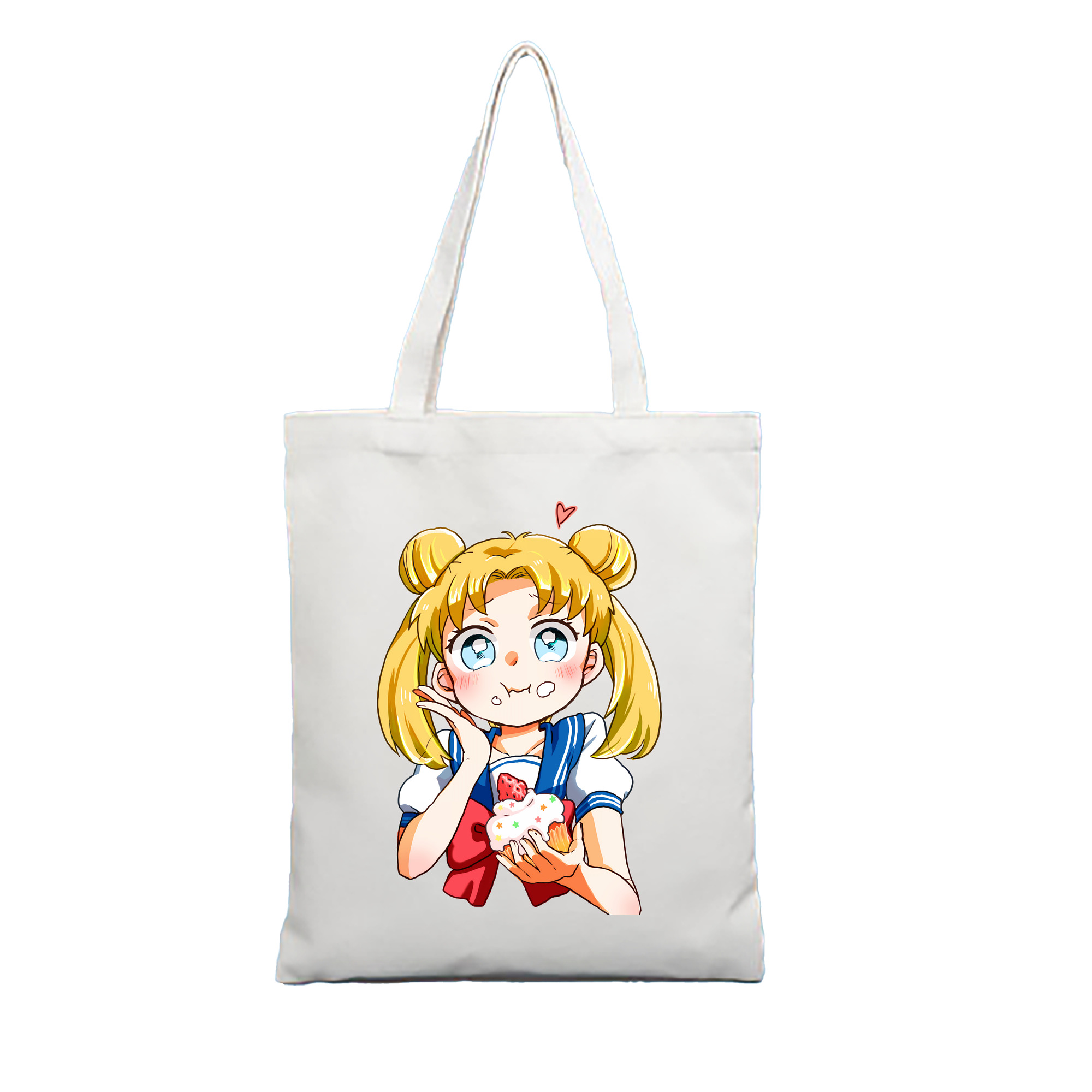 （画像用） 美少女戦士セーラームーン 愛野 美奈子 あいの みなこ Sailor Moon Aino Minako 縦型キャンバス生地手提げバッグ　トートバッグ