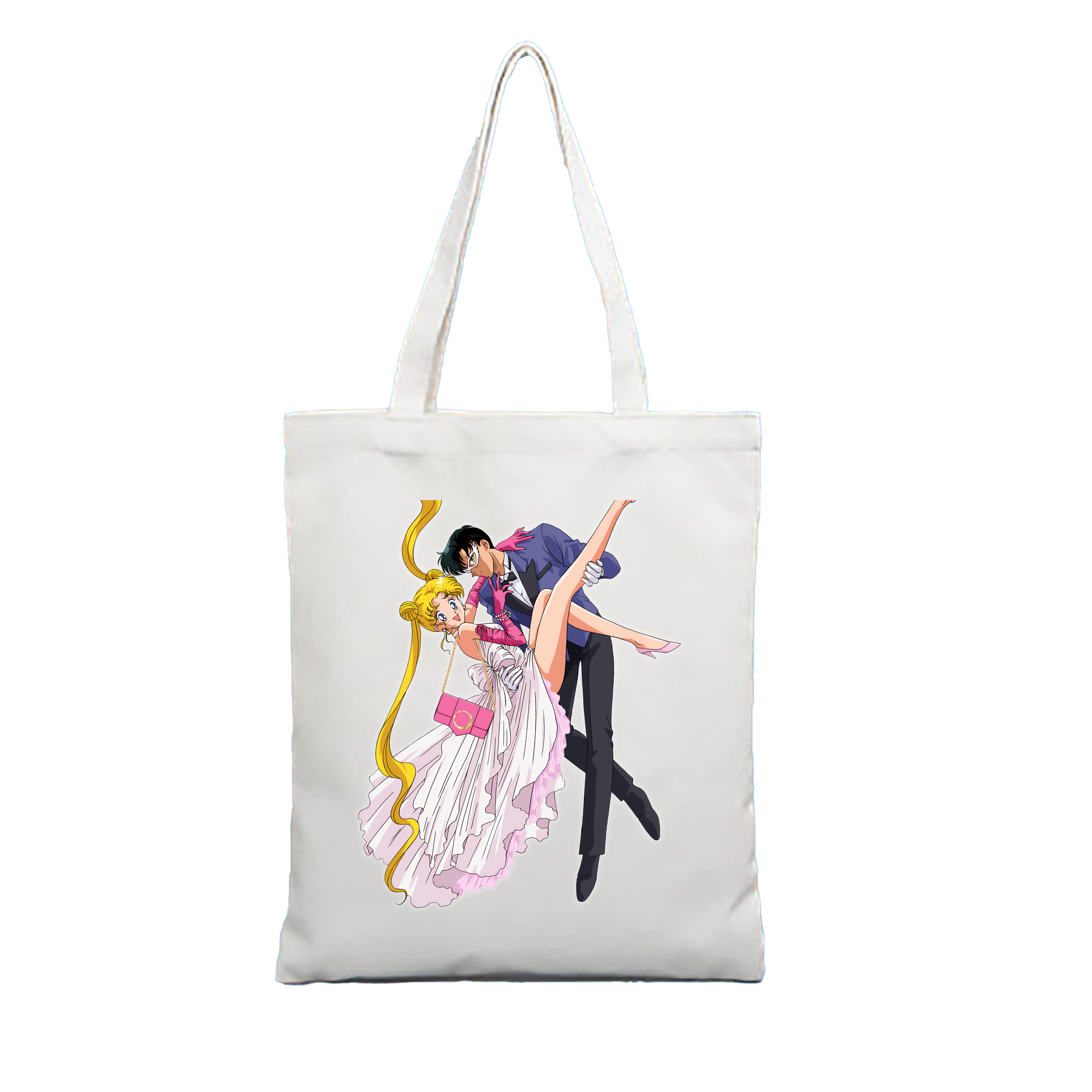 （画像用） 美少女戦士セーラームーン 愛野 美奈子 あいの みなこ Sailor Moon Aino Minako 縦型キャンバス生地手提げバッグ　トートバッグ