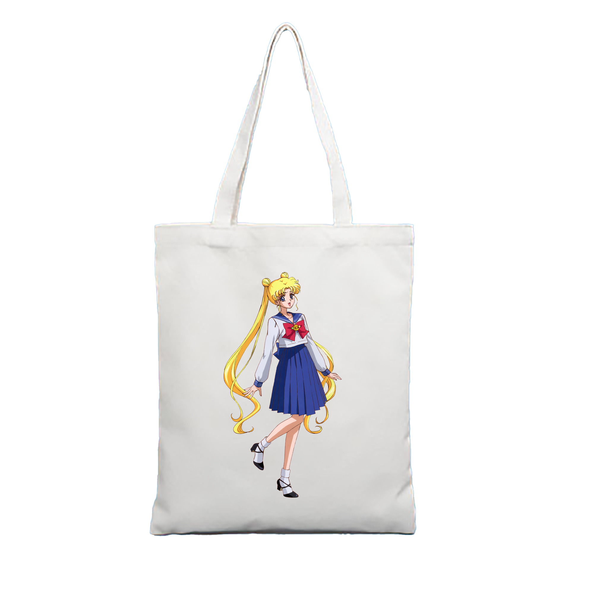 （画像用） 美少女戦士セーラームーン 愛野 美奈子 あいの みなこ Sailor Moon Aino Minako 縦型キャンバス生地手提げバッグ　トートバッグ