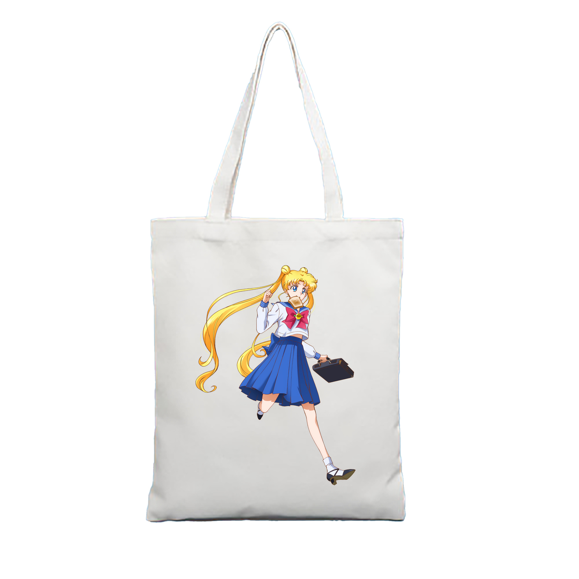 （画像用） 美少女戦士セーラームーン 愛野 美奈子 あいの みなこ Sailor Moon Aino Minako 縦型キャンバス生地手提げバッグ　トートバッグ