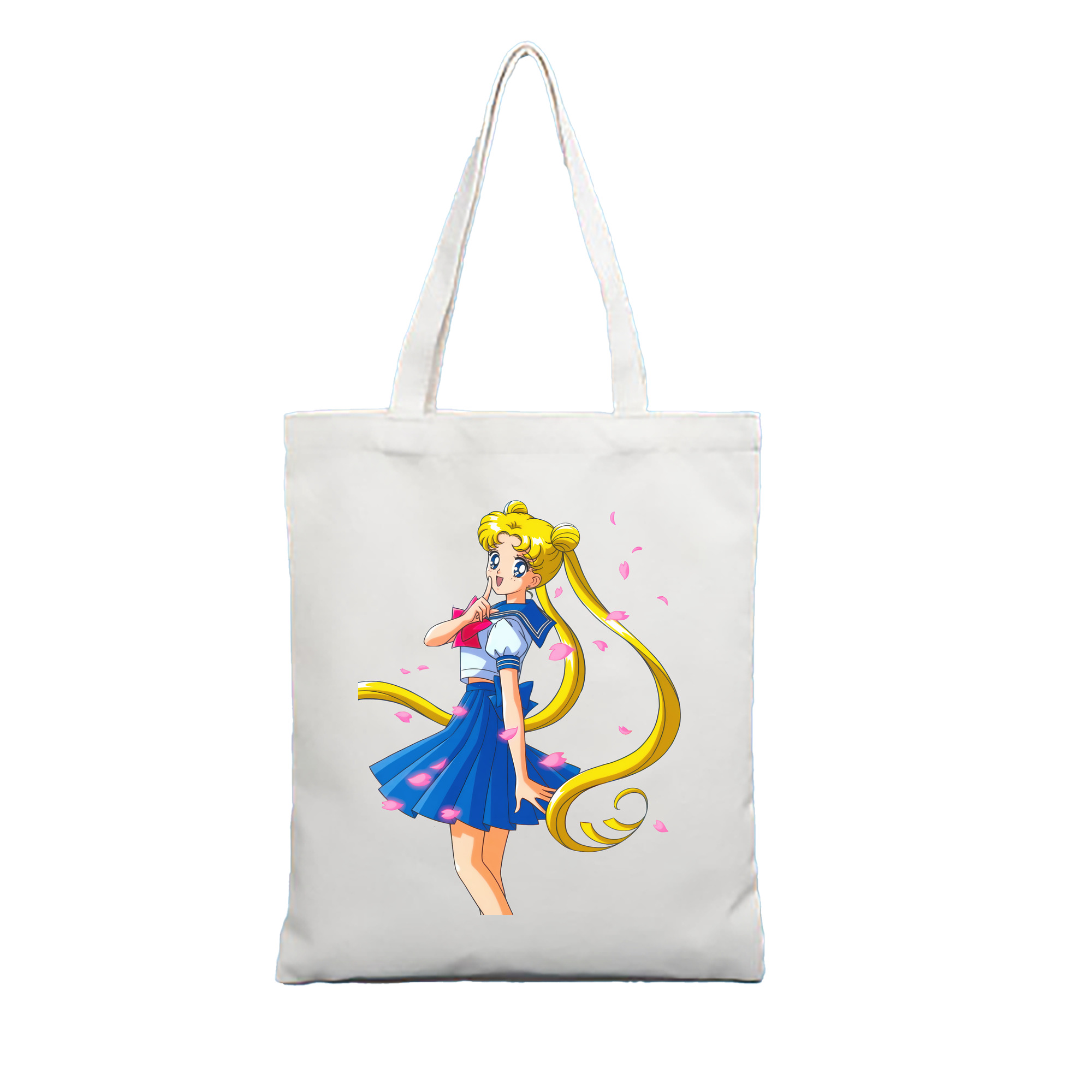 （画像用） 美少女戦士セーラームーン 愛野 美奈子 あいの みなこ Sailor Moon Aino Minako 縦型キャンバス生地手提げバッグ　トートバッグ