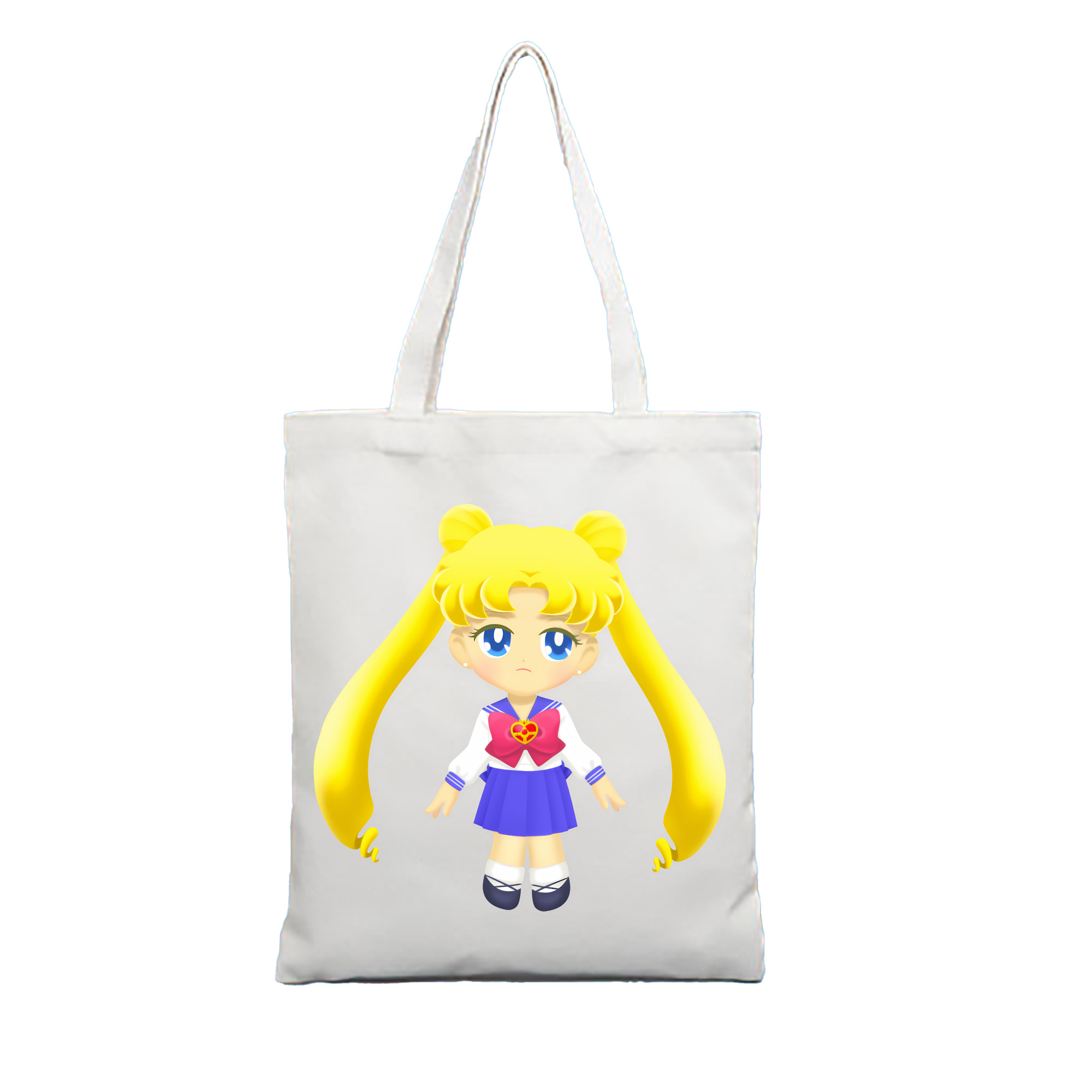 （画像用） 美少女戦士セーラームーン 愛野 美奈子 あいの みなこ Sailor Moon Aino Minako 縦型キャンバス生地手提げバッグ　トートバッグ