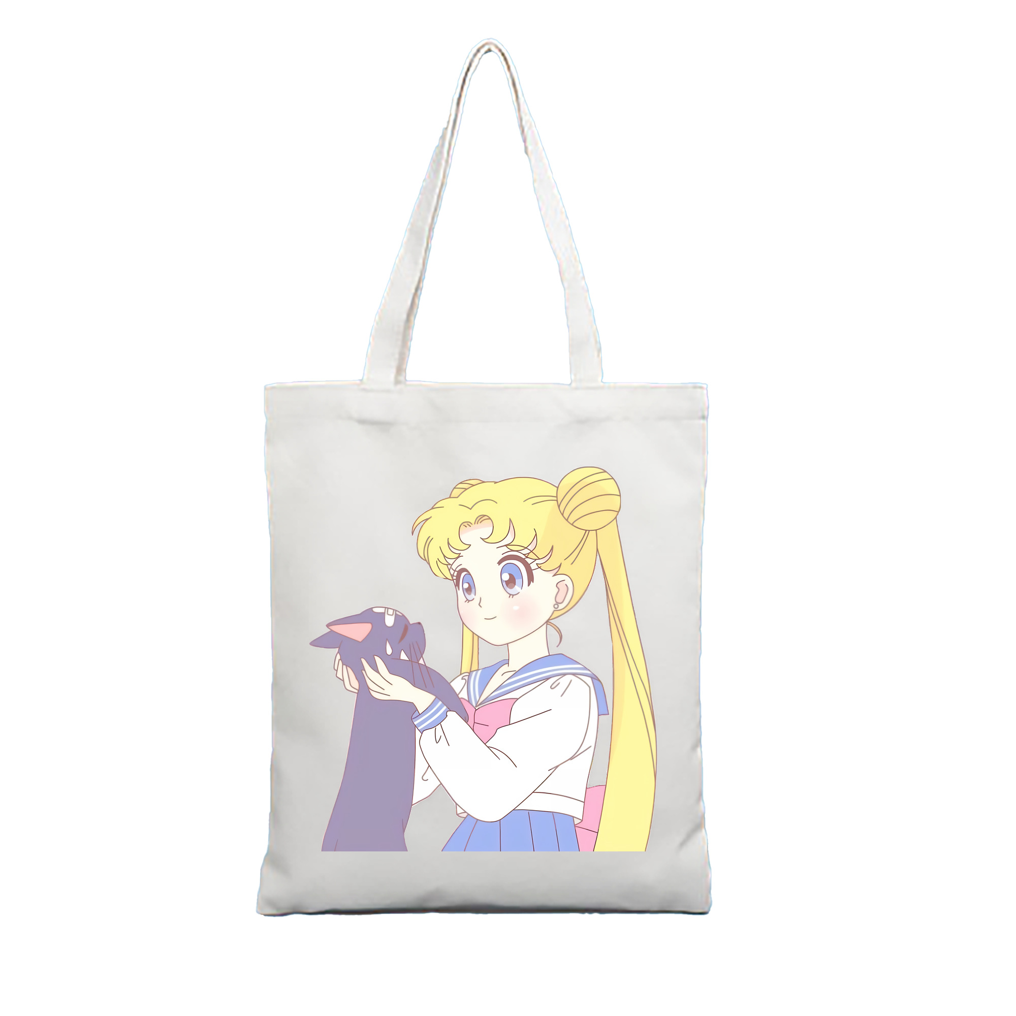 （画像用） 美少女戦士セーラームーン 愛野 美奈子 あいの みなこ Sailor Moon Aino Minako 縦型キャンバス生地手提げバッグ　トートバッグ