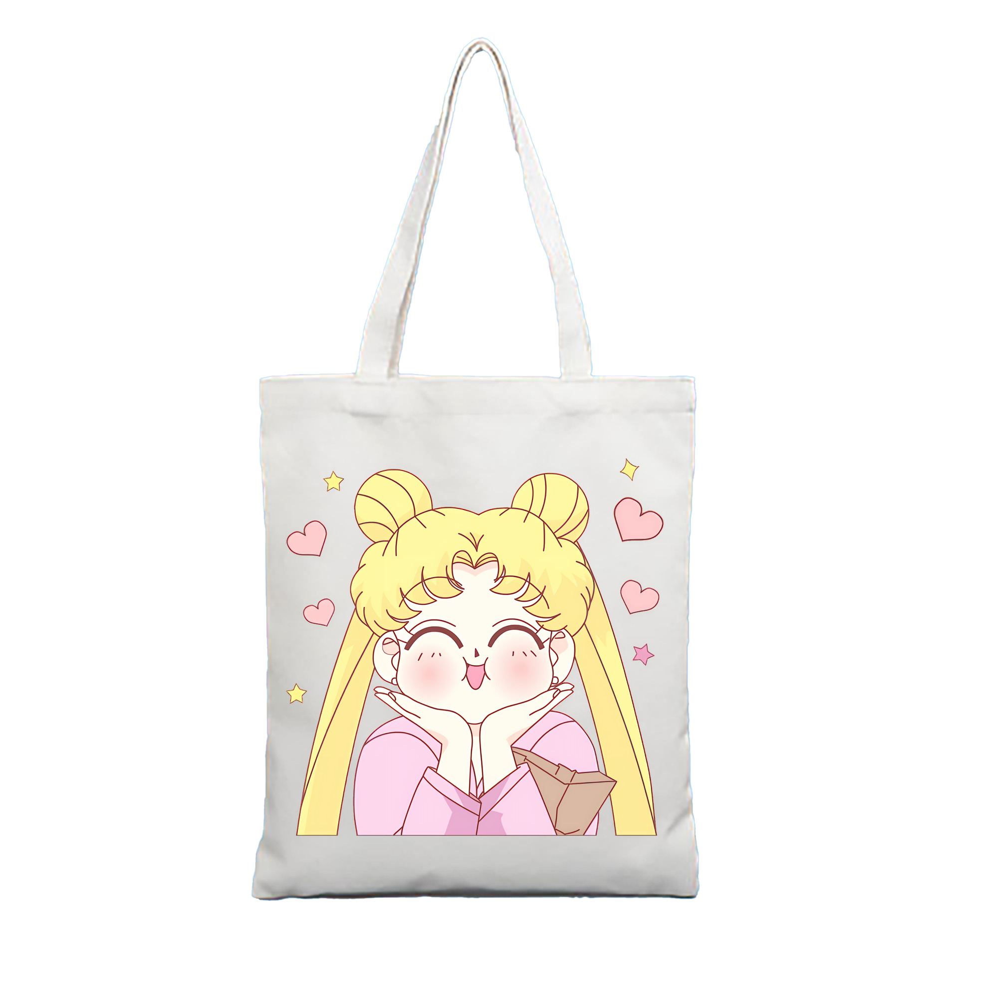 （画像用） 美少女戦士セーラームーン 愛野 美奈子 あいの みなこ Sailor Moon Aino Minako 縦型キャンバス生地手提げバッグ　トートバッグ