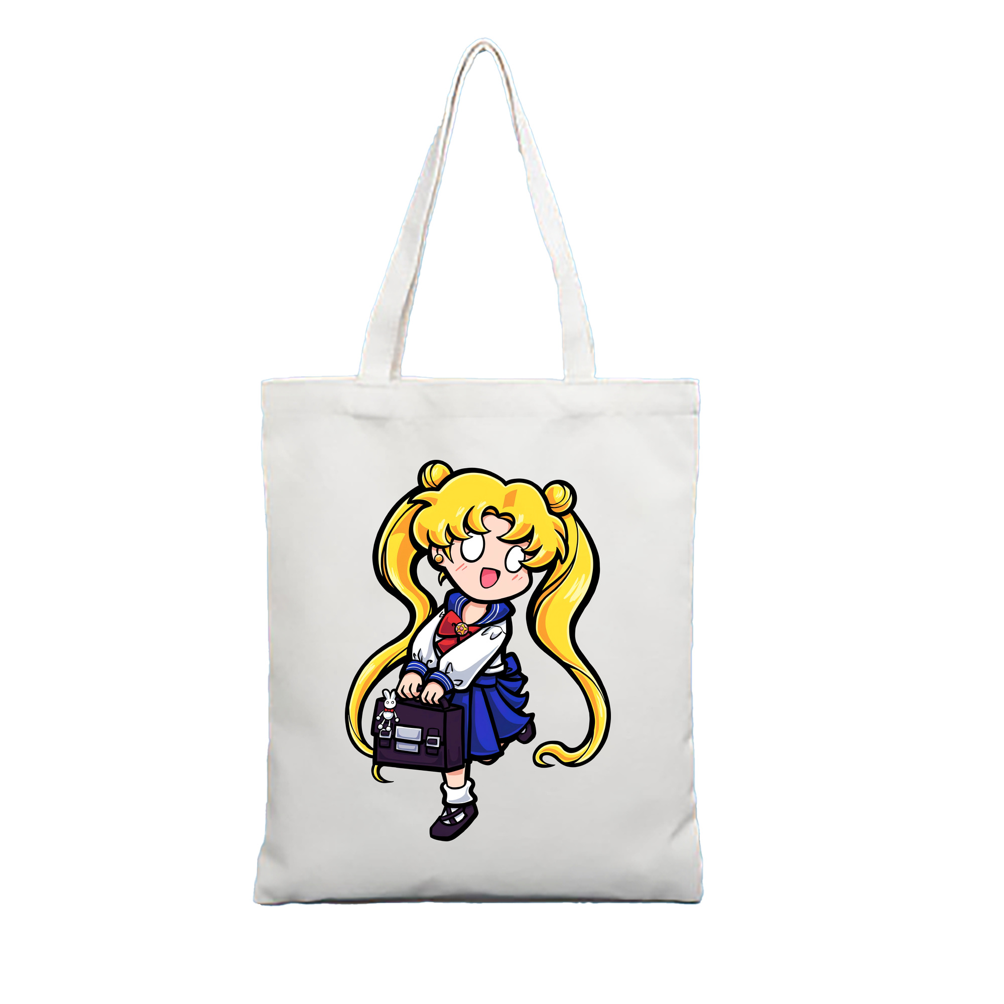 （画像用） 美少女戦士セーラームーン 愛野 美奈子 あいの みなこ Sailor Moon Aino Minako 縦型キャンバス生地手提げバッグ　トートバッグ