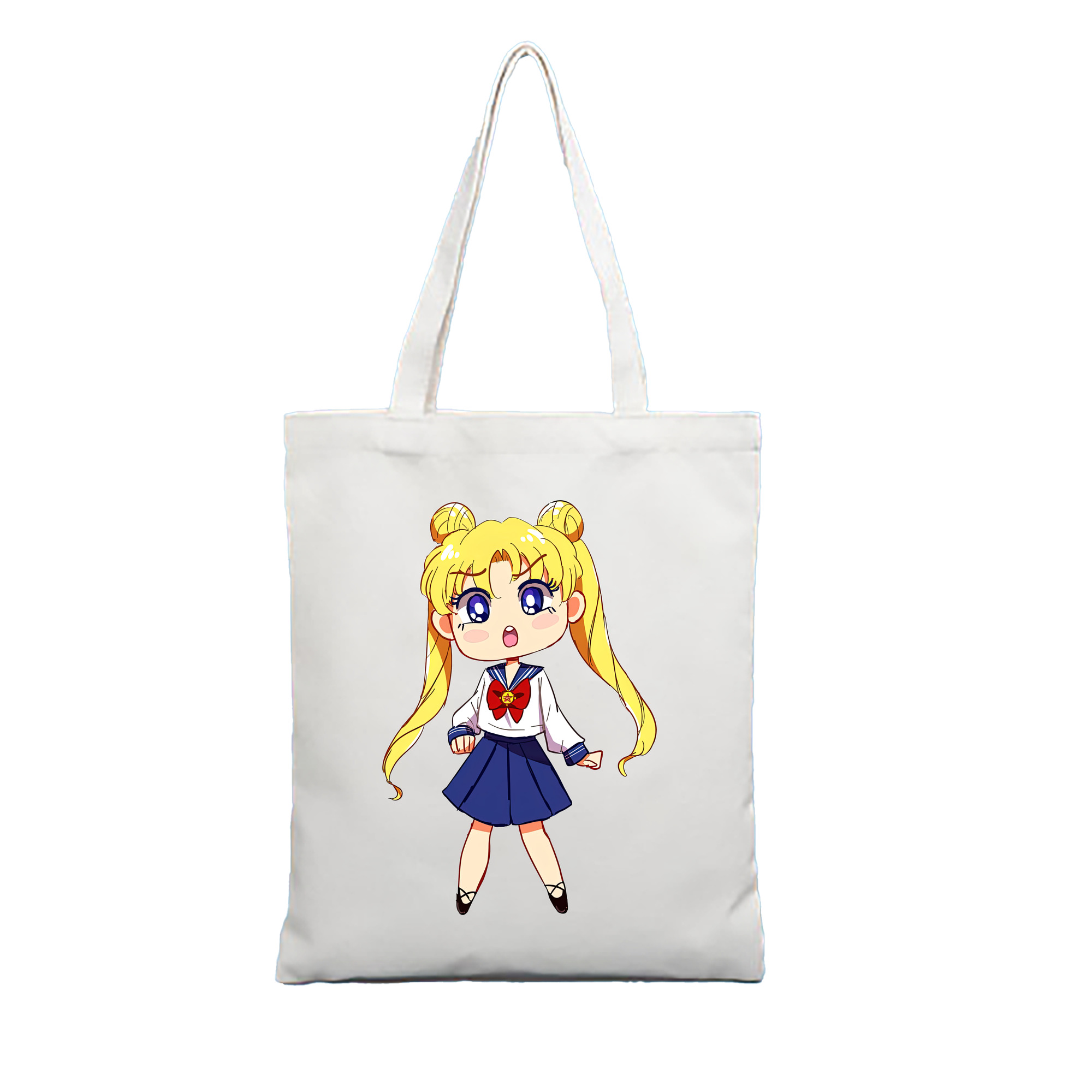 （画像用） 美少女戦士セーラームーン 愛野 美奈子 あいの みなこ Sailor Moon Aino Minako 縦型キャンバス生地手提げバッグ　トートバッグ