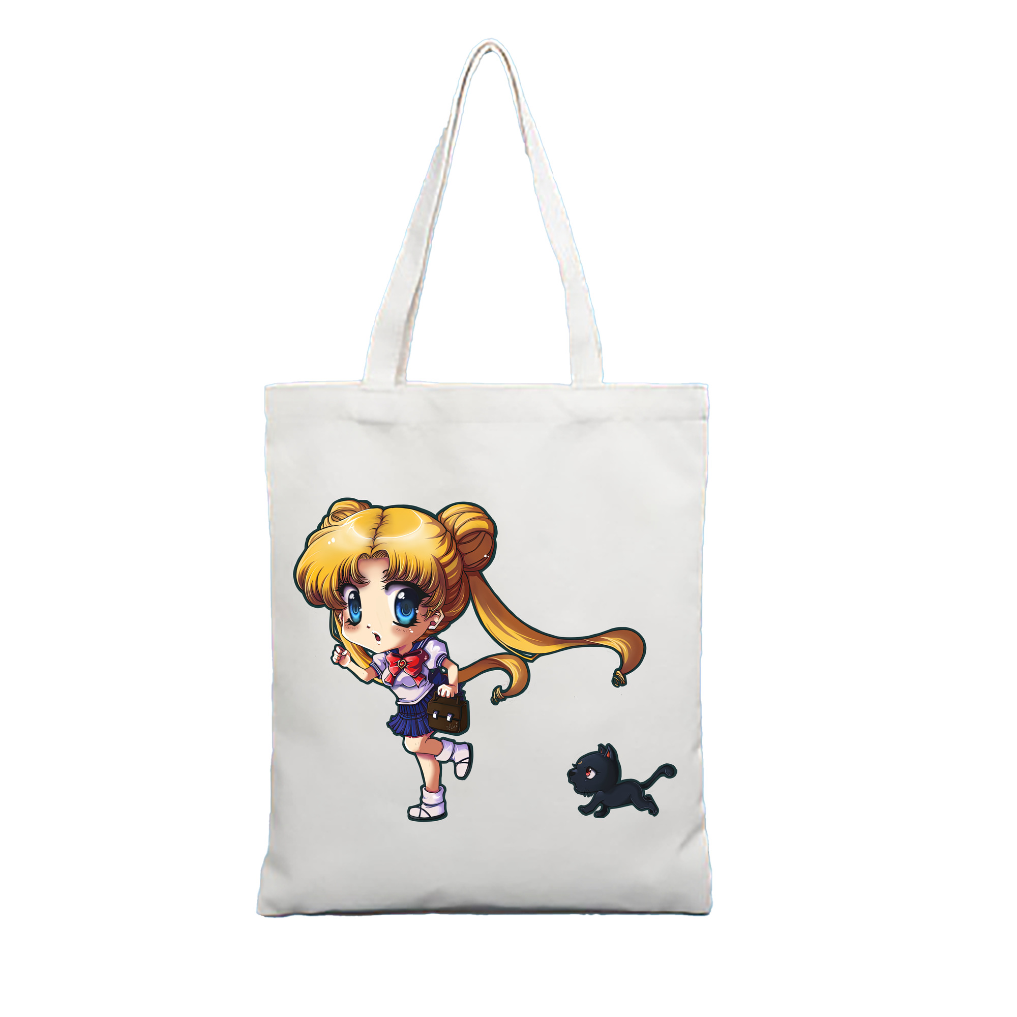 （画像用） 美少女戦士セーラームーン 愛野 美奈子 あいの みなこ Sailor Moon Aino Minako 縦型キャンバス生地手提げバッグ　トートバッグ