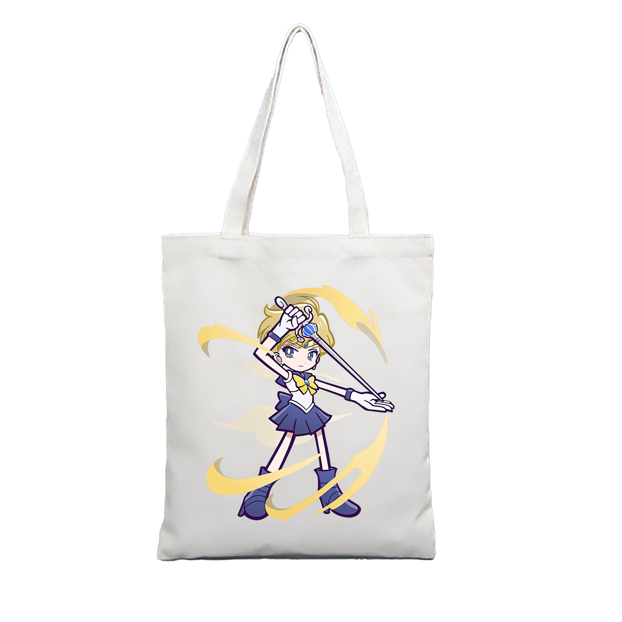 （画像用） 美少女戦士セーラームーン 天王はるか Sailor Moon Tenoh Haruka 縦型キャンバス生地手提げバッグ　トートバッグ