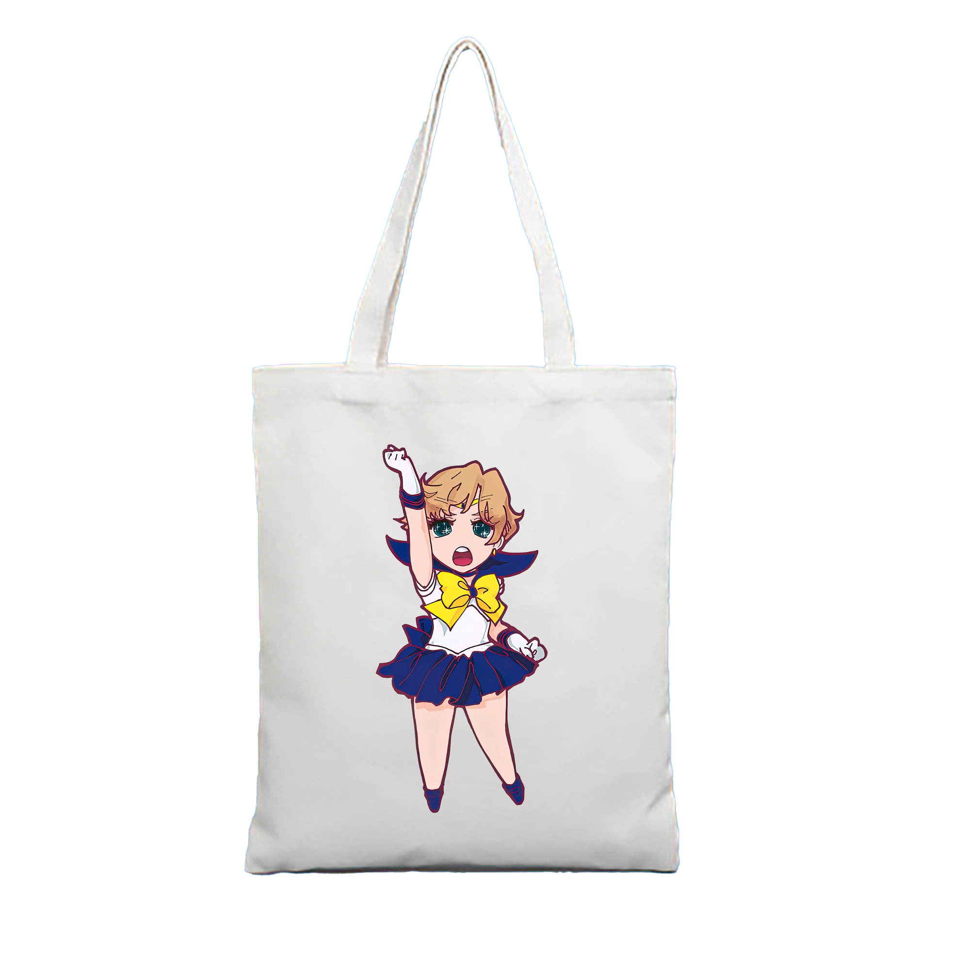 （画像用） 美少女戦士セーラームーン 天王はるか Sailor Moon Tenoh Haruka 縦型キャンバス生地手提げバッグ　トートバッグ