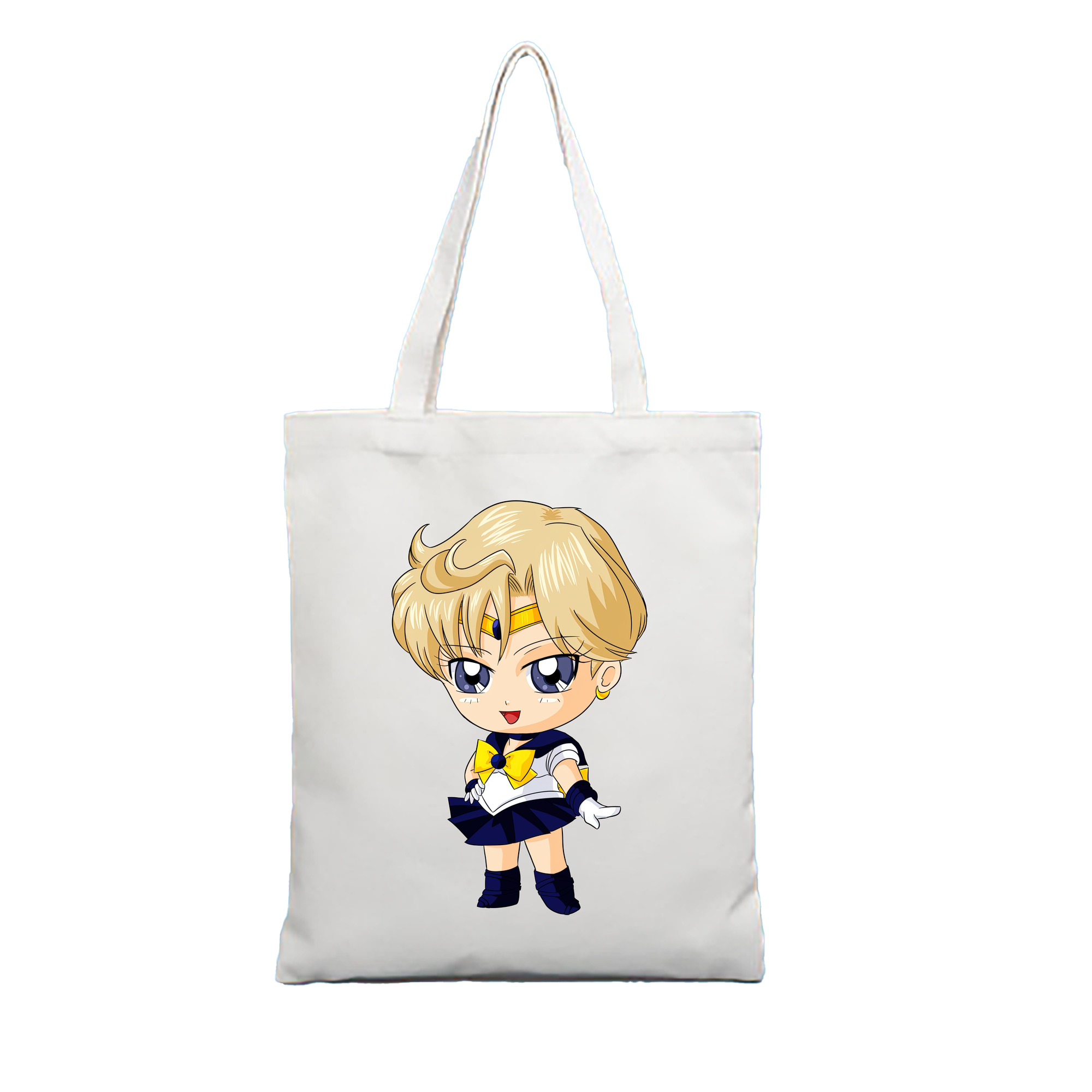 （画像用） 美少女戦士セーラームーン 天王はるか Sailor Moon Tenoh Haruka 縦型キャンバス生地手提げバッグ　トートバッグ