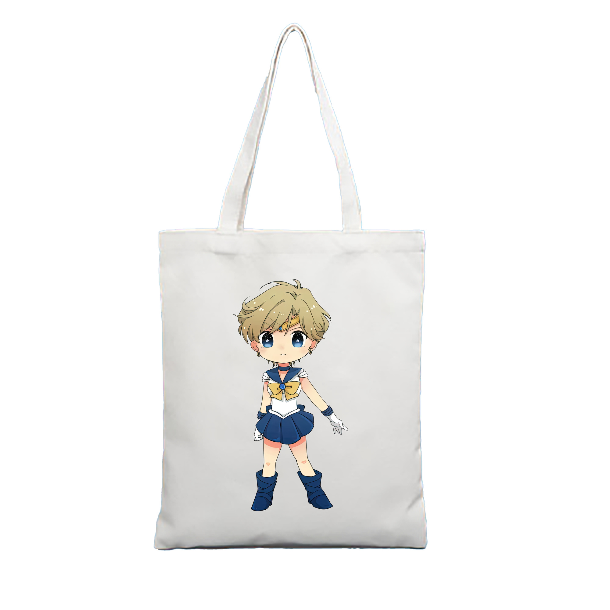 （画像用） 美少女戦士セーラームーン 天王はるか Sailor Moon Tenoh Haruka 縦型キャンバス生地手提げバッグ　トートバッグ