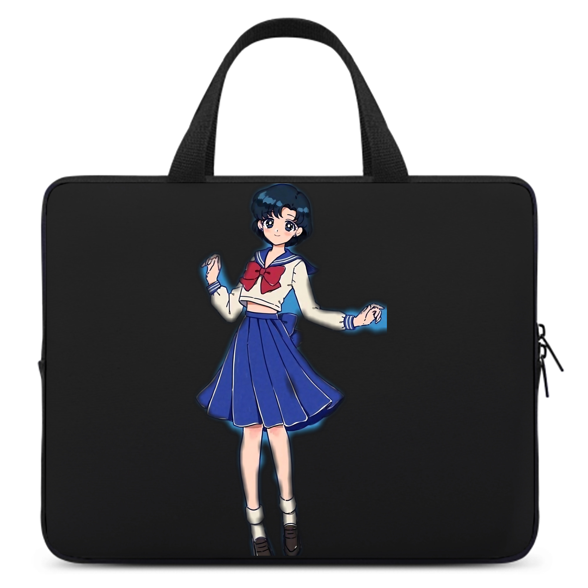 （画像用） 美少女戦士セーラームーン 水野 亜美 みずの あみ Sailor Moon Mizuno Ami 手提げノートパソコンバッグ