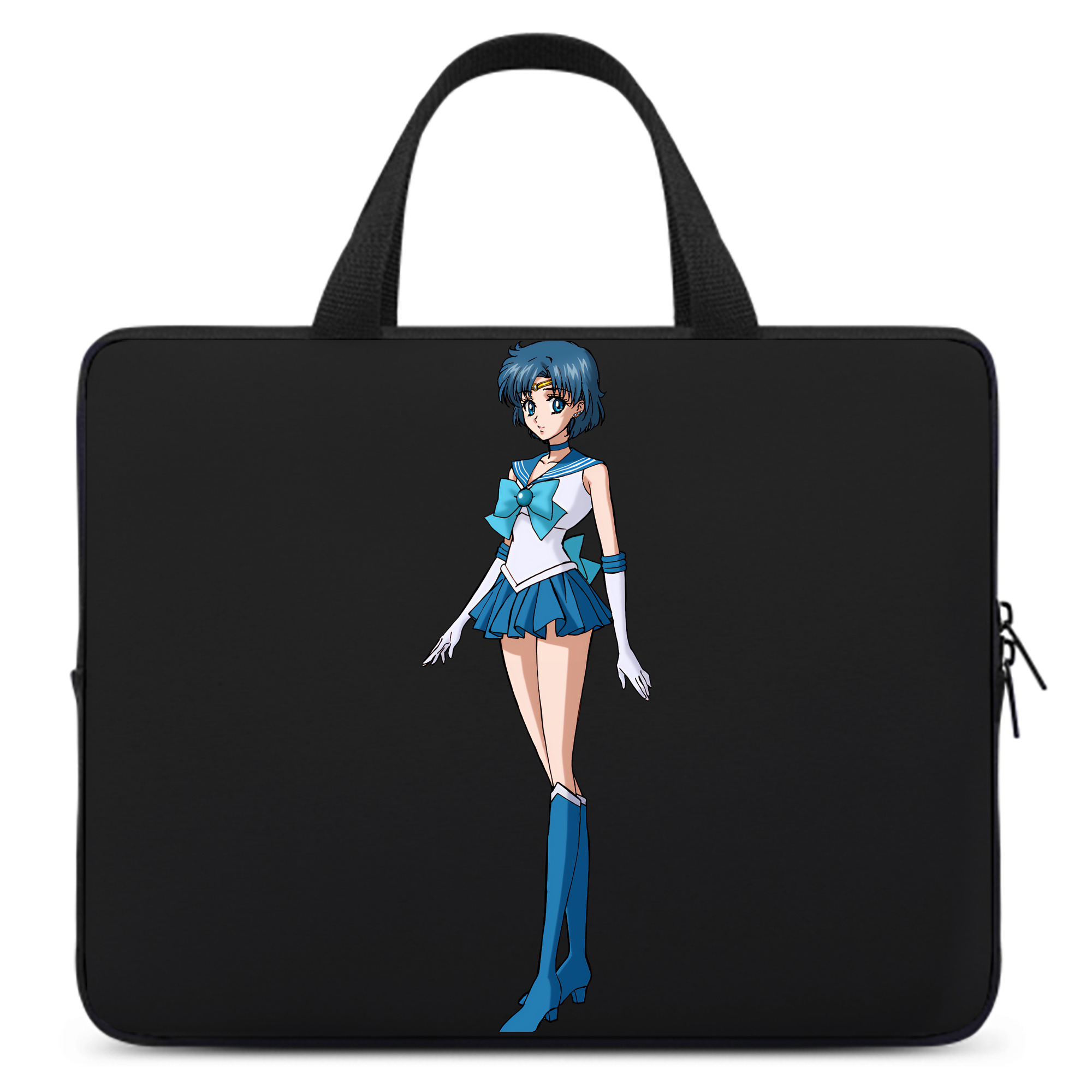 （画像用） 美少女戦士セーラームーン 水野 亜美 みずの あみ Sailor Moon Mizuno Ami 手提げノートパソコンバッグ