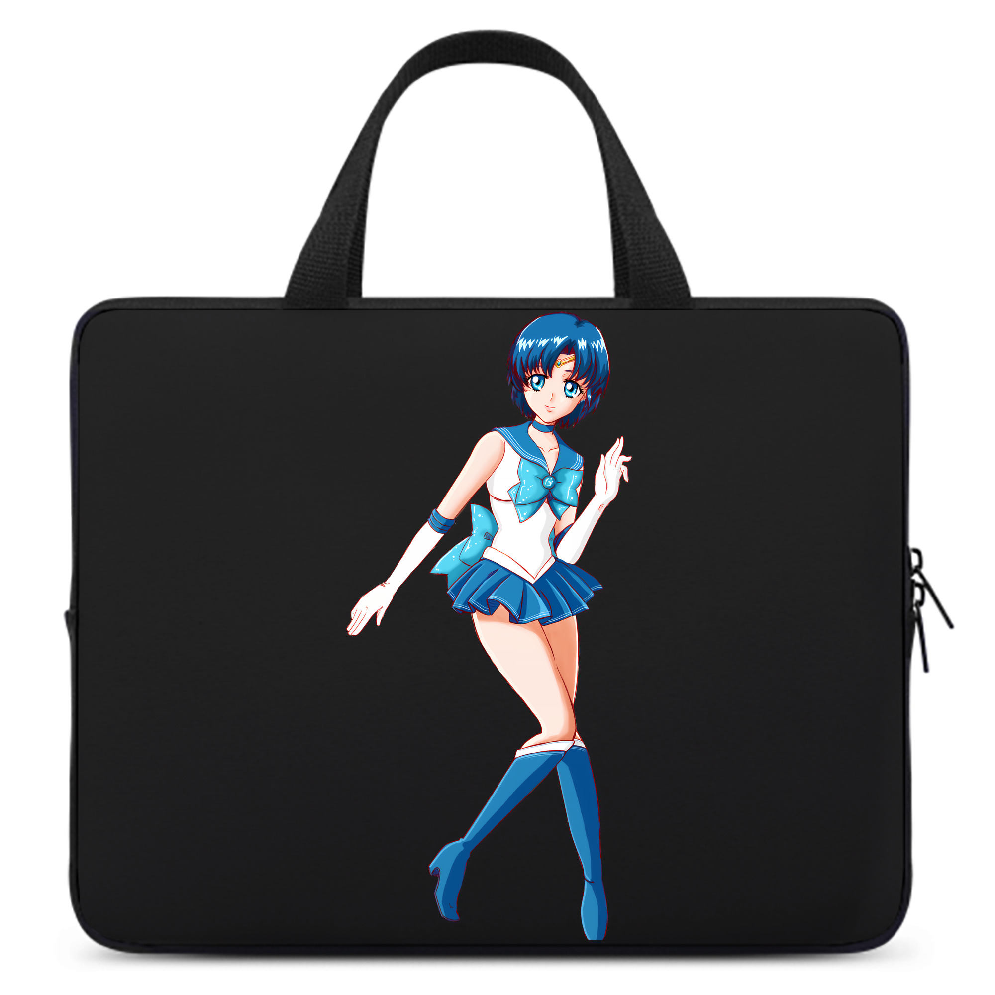 （画像用） 美少女戦士セーラームーン 水野 亜美 みずの あみ Sailor Moon Mizuno Ami 手提げノートパソコンバッグ