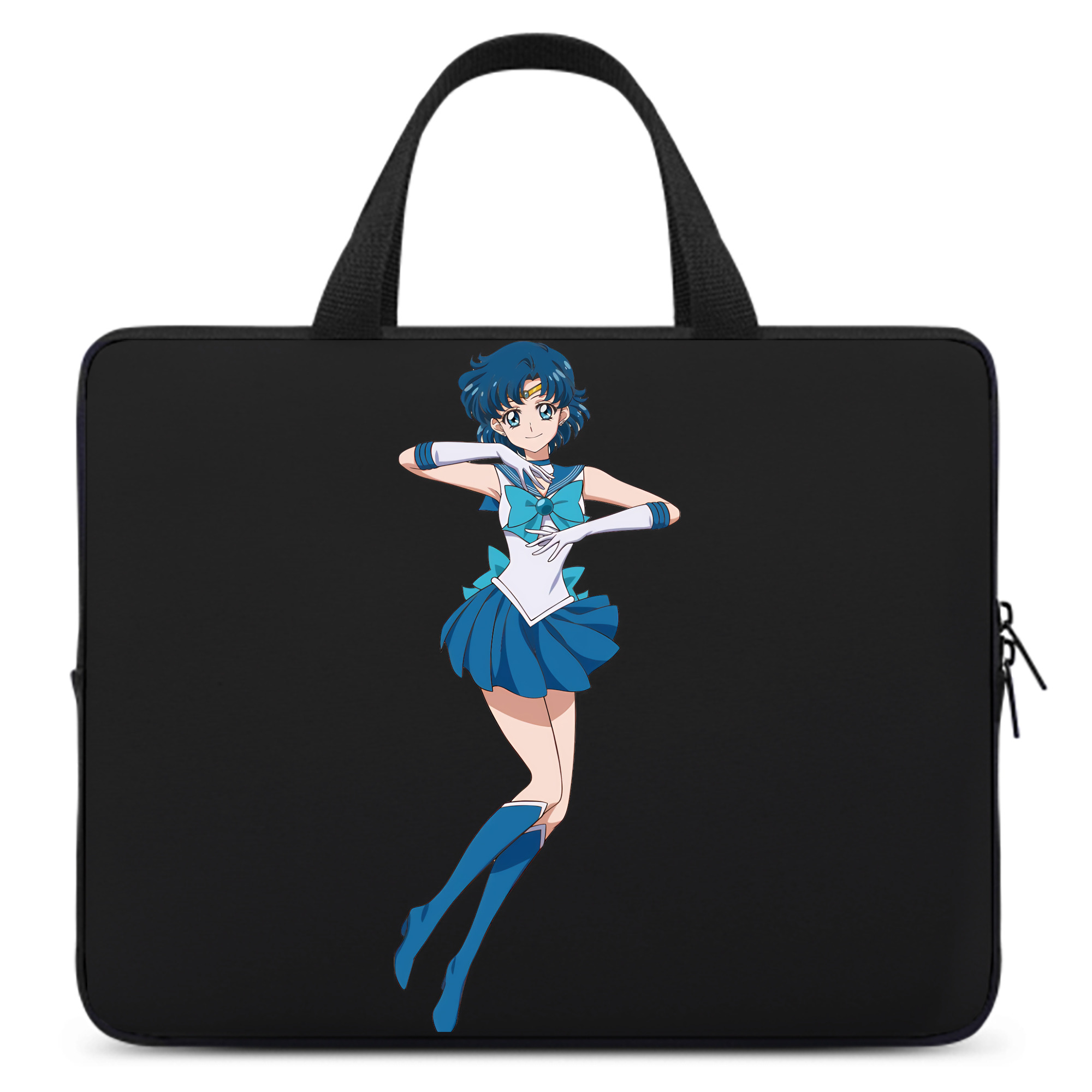 （画像用） 美少女戦士セーラームーン 水野 亜美 みずの あみ Sailor Moon Mizuno Ami 手提げノートパソコンバッグ