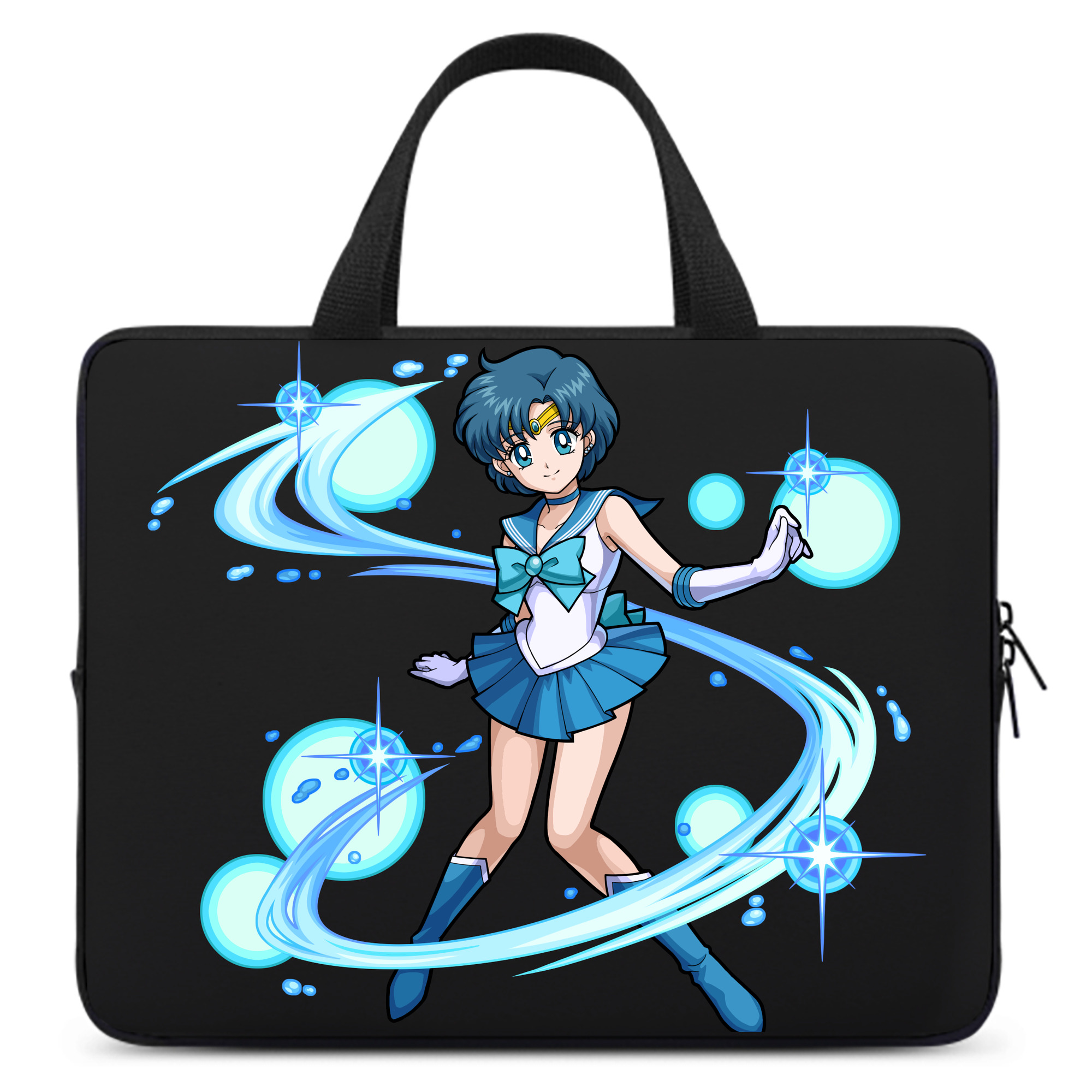 （画像用） 美少女戦士セーラームーン 水野 亜美 みずの あみ Sailor Moon Mizuno Ami 手提げノートパソコンバッグ