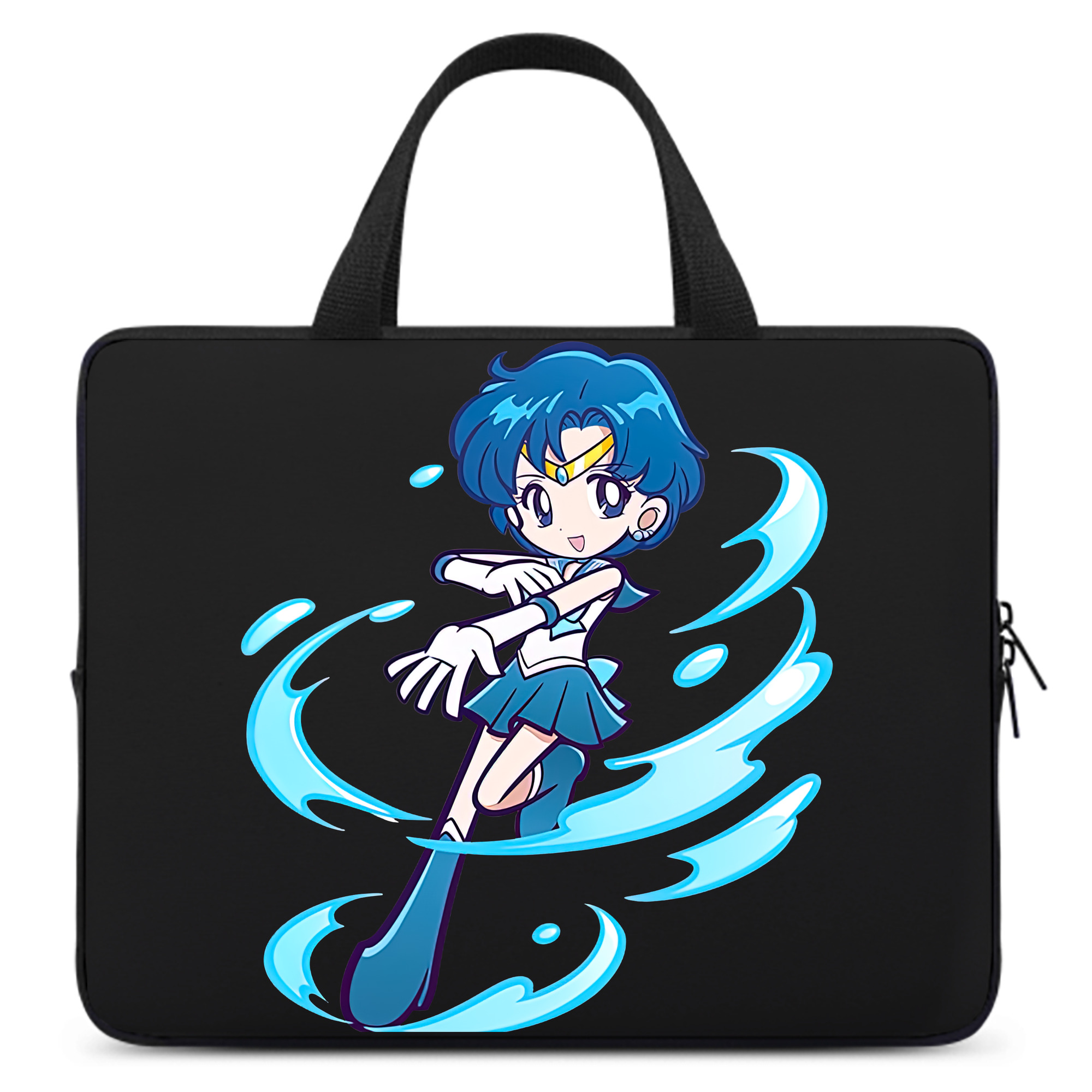 （画像用） 美少女戦士セーラームーン 水野 亜美 みずの あみ Sailor Moon Mizuno Ami 手提げノートパソコンバッグ