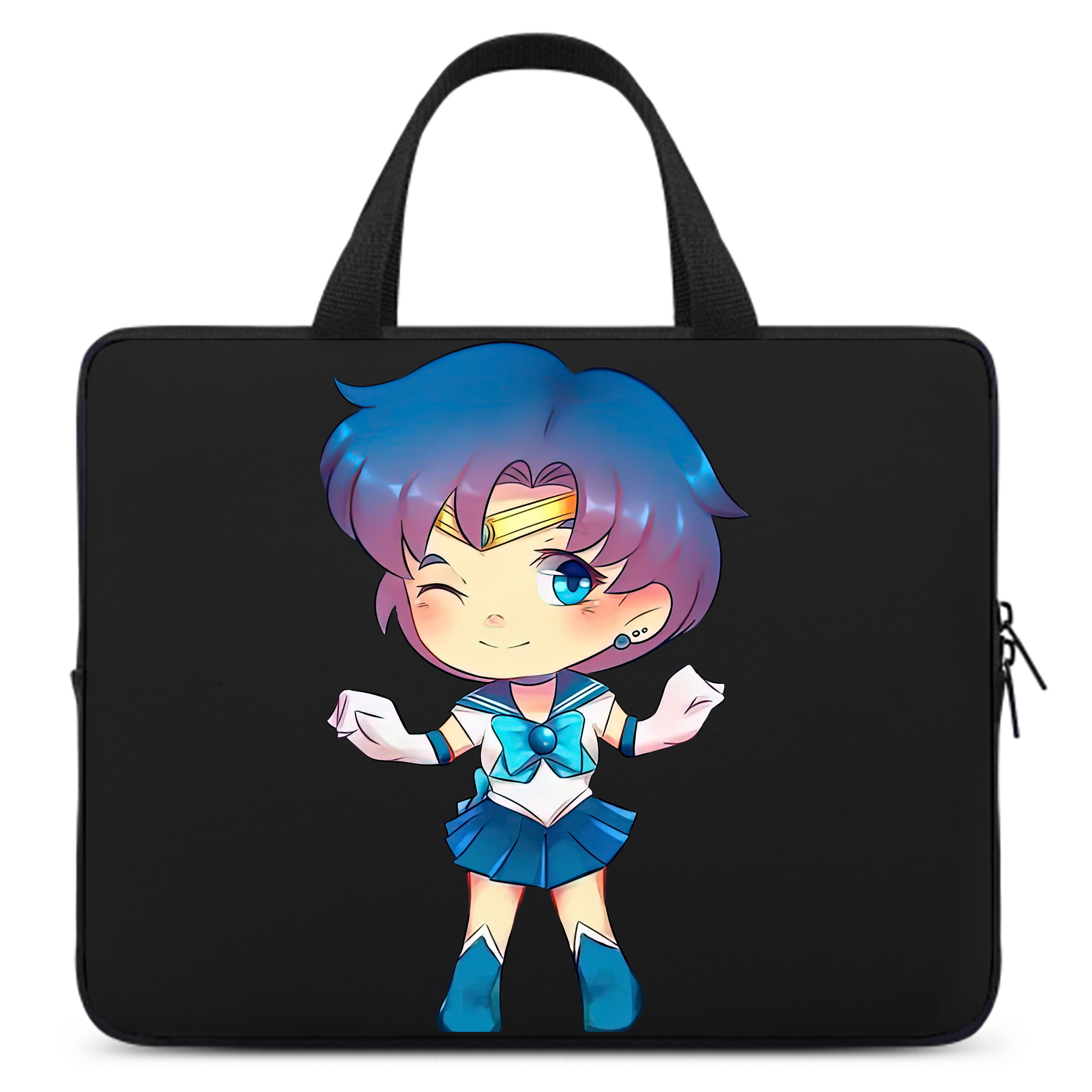 （画像用） 美少女戦士セーラームーン 水野 亜美 みずの あみ Sailor Moon Mizuno Ami 手提げノートパソコンバッグ