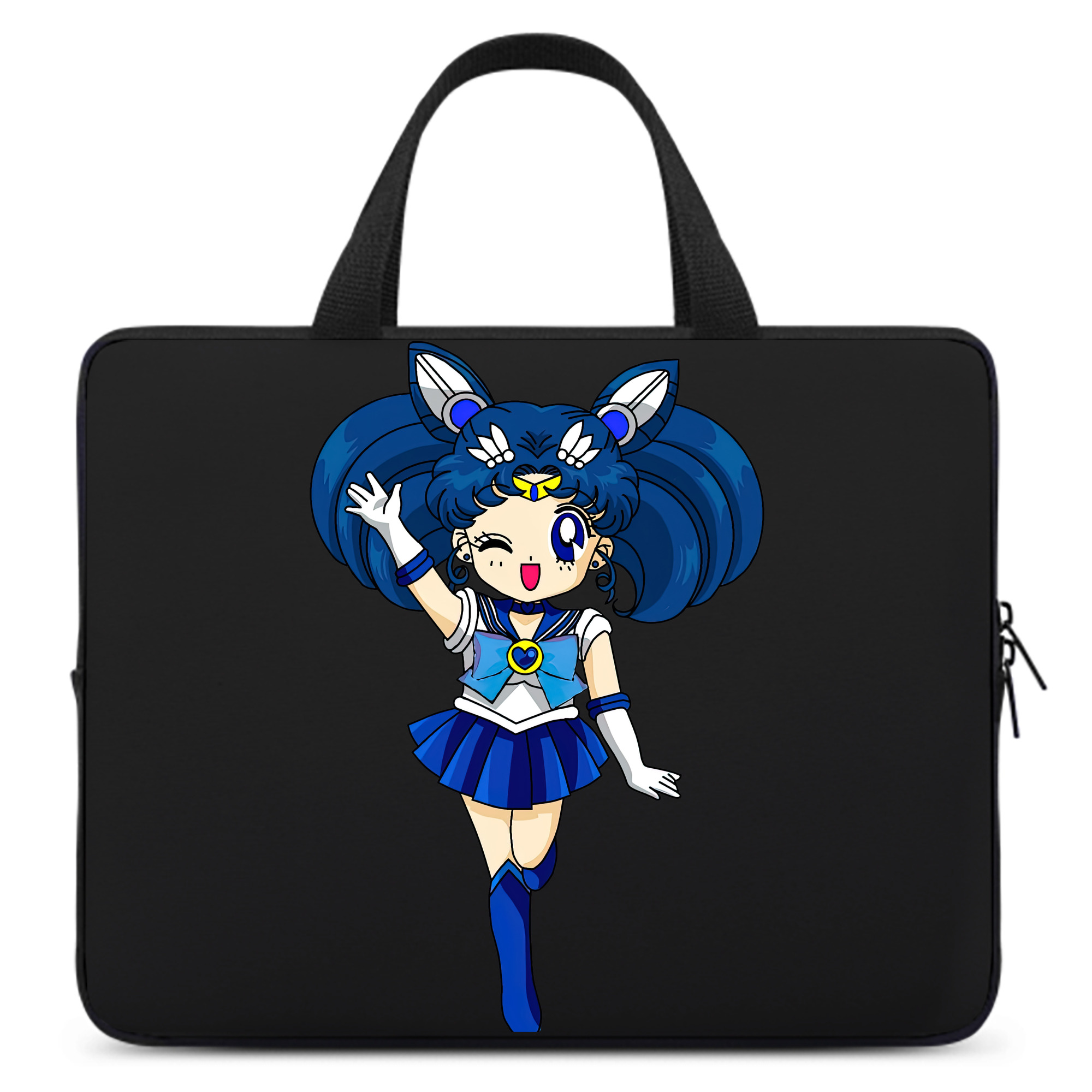 （画像用） 美少女戦士セーラームーン 水野 亜美 みずの あみ Sailor Moon Mizuno Ami 手提げノートパソコンバッグ