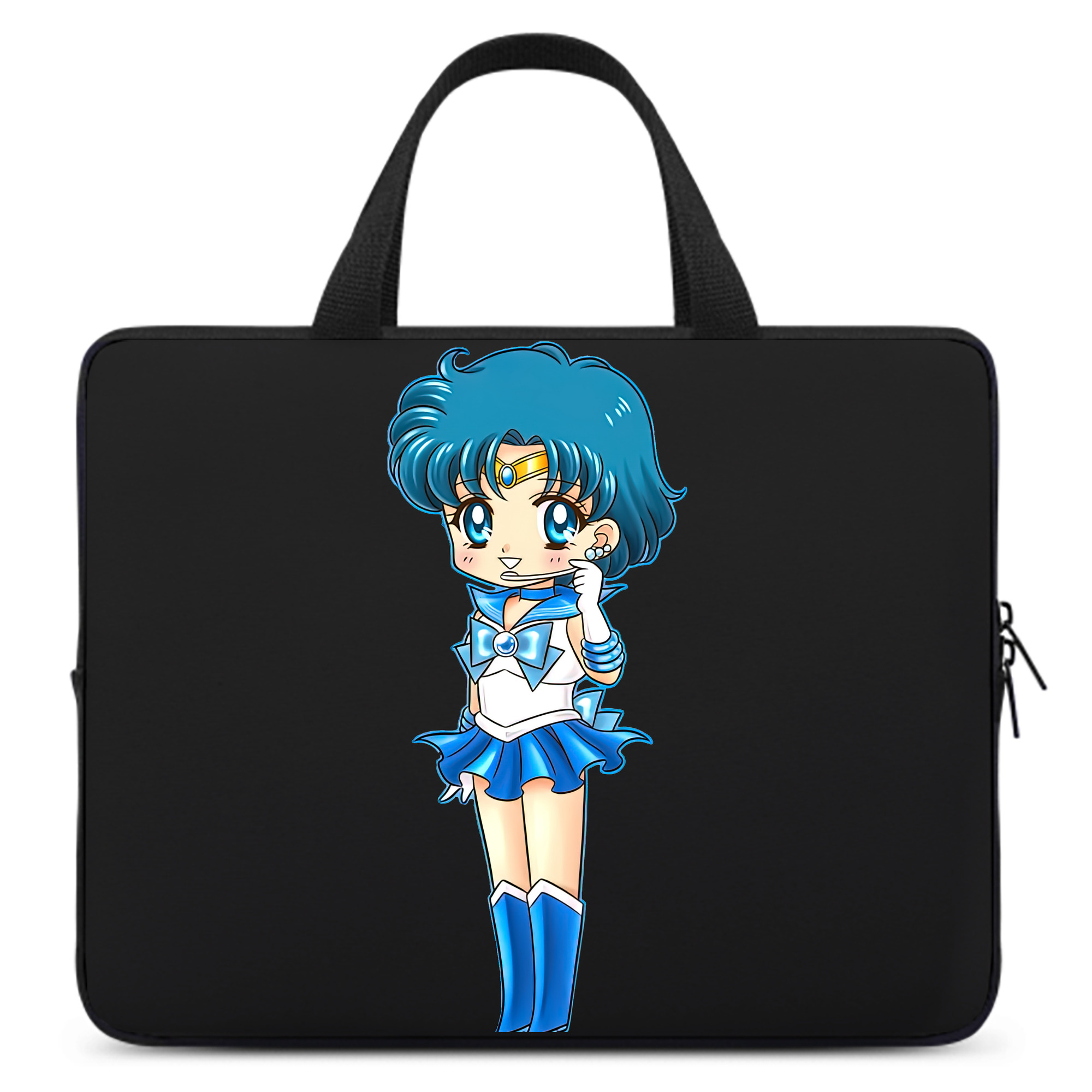（画像用） 美少女戦士セーラームーン 水野 亜美 みずの あみ Sailor Moon Mizuno Ami 手提げノートパソコンバッグ