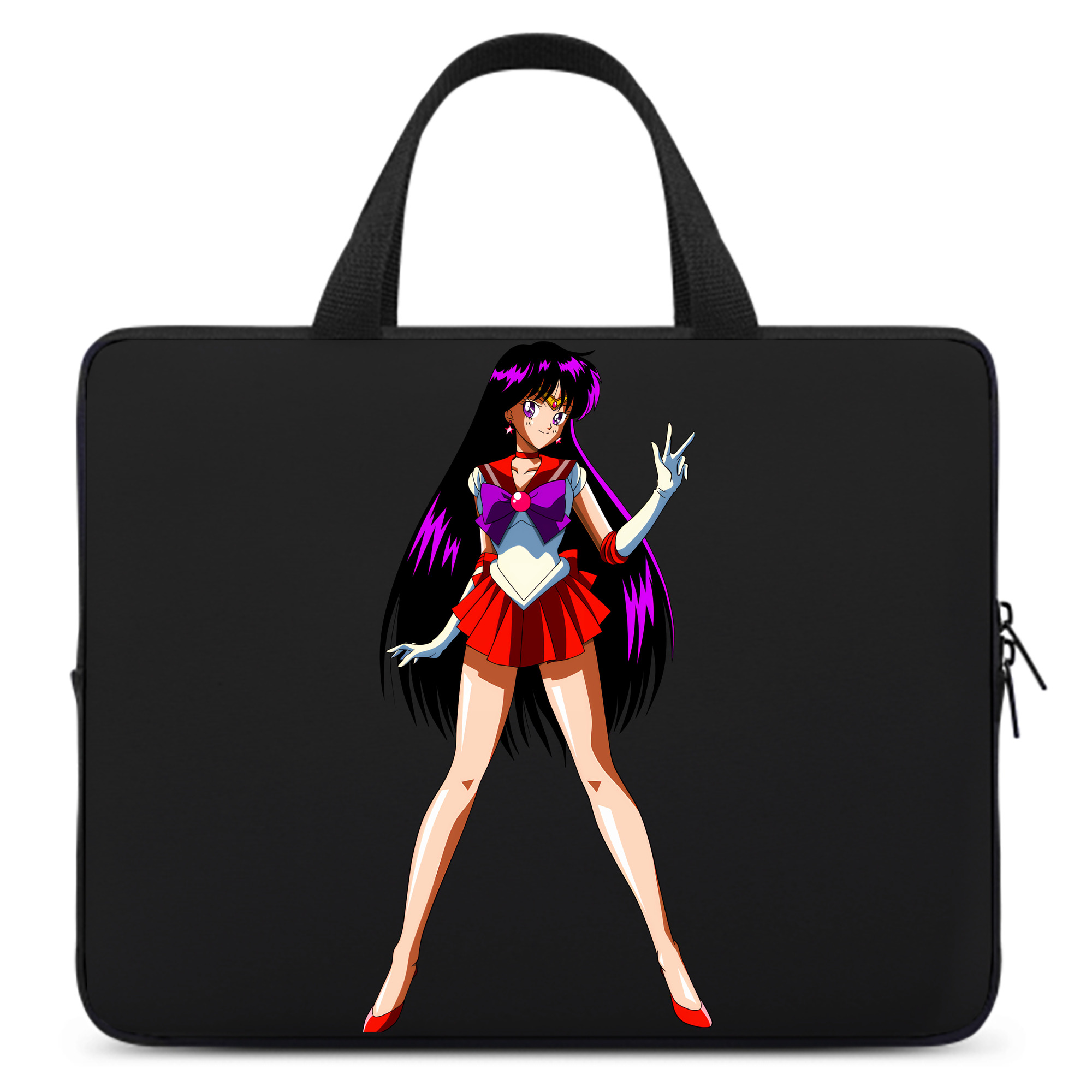 （画像用） 美少女戦士セーラームーン 火野レイ ひの レイ Sailor Moon Hino Rei （セーラーマーズ,Sailor Mars） 手提げノートパソコンバッグ