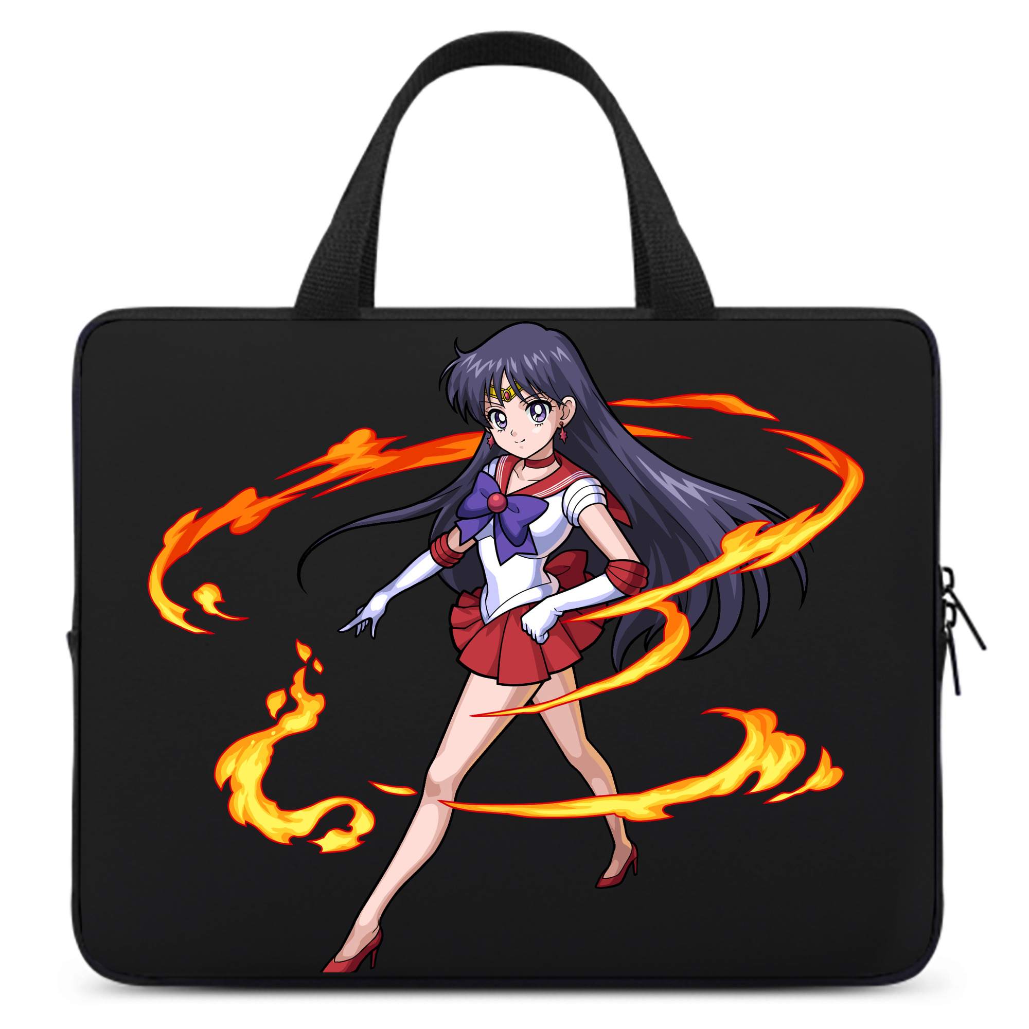 （画像用） 美少女戦士セーラームーン 火野レイ ひの レイ Sailor Moon Hino Rei （セーラーマーズ,Sailor Mars） 手提げノートパソコンバッグ