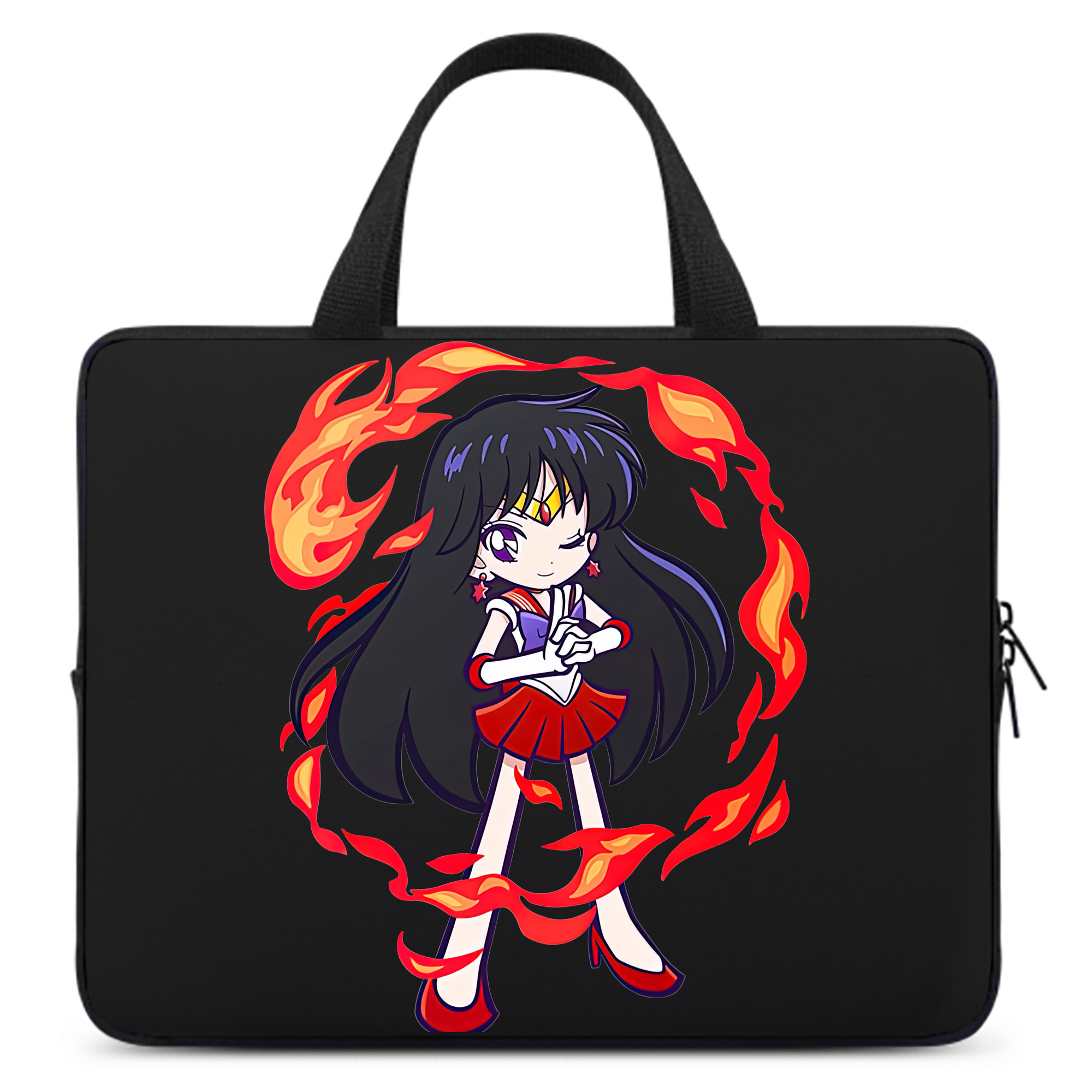 （画像用） 美少女戦士セーラームーン 火野レイ ひの レイ Sailor Moon Hino Rei （セーラーマーズ,Sailor Mars） 手提げノートパソコンバッグ