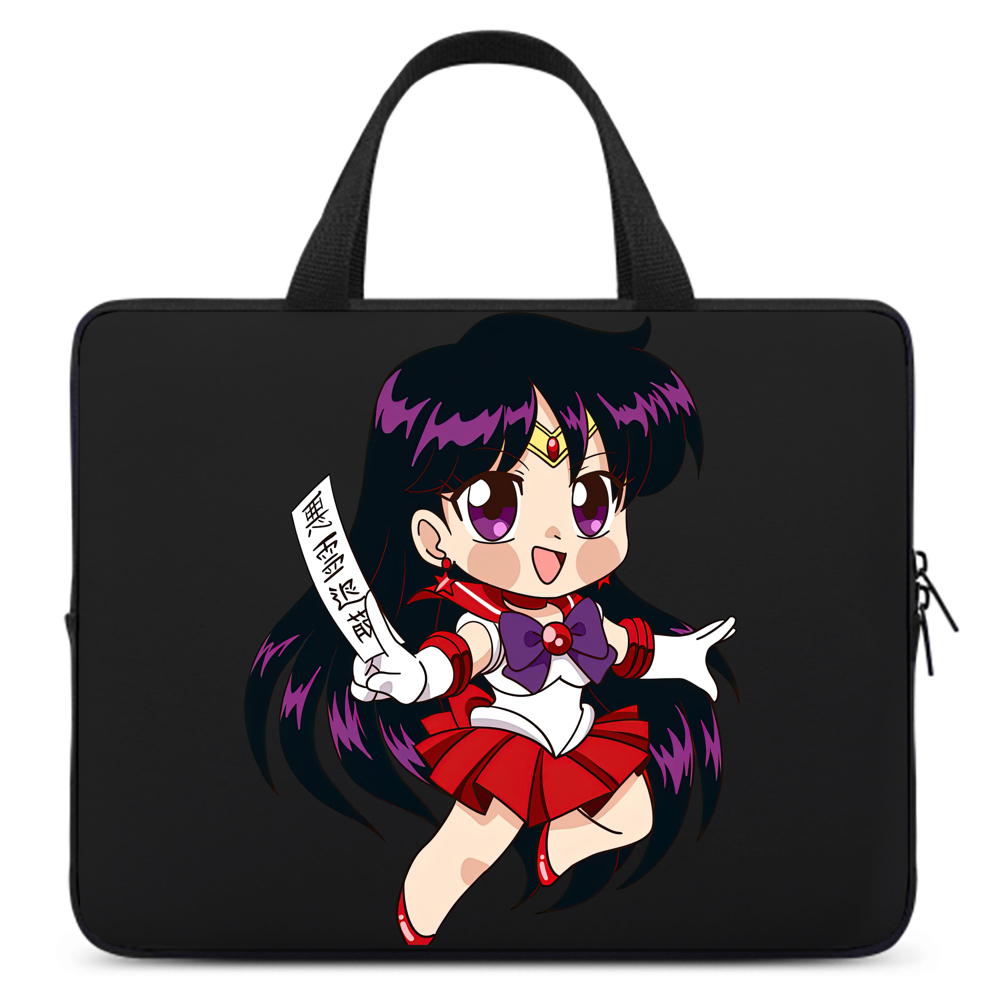 （画像用） 美少女戦士セーラームーン 火野レイ ひの レイ Sailor Moon Hino Rei （セーラーマーズ,Sailor Mars） 手提げノートパソコンバッグ