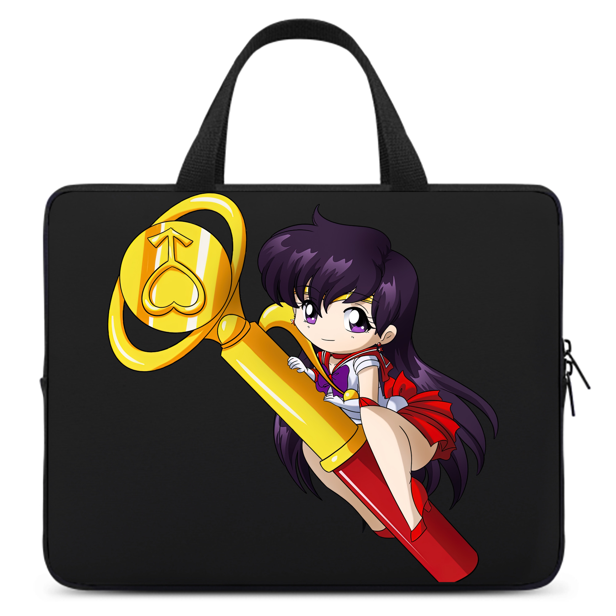 （画像用） 美少女戦士セーラームーン 火野レイ ひの レイ Sailor Moon Hino Rei （セーラーマーズ,Sailor Mars） 手提げノートパソコンバッグ