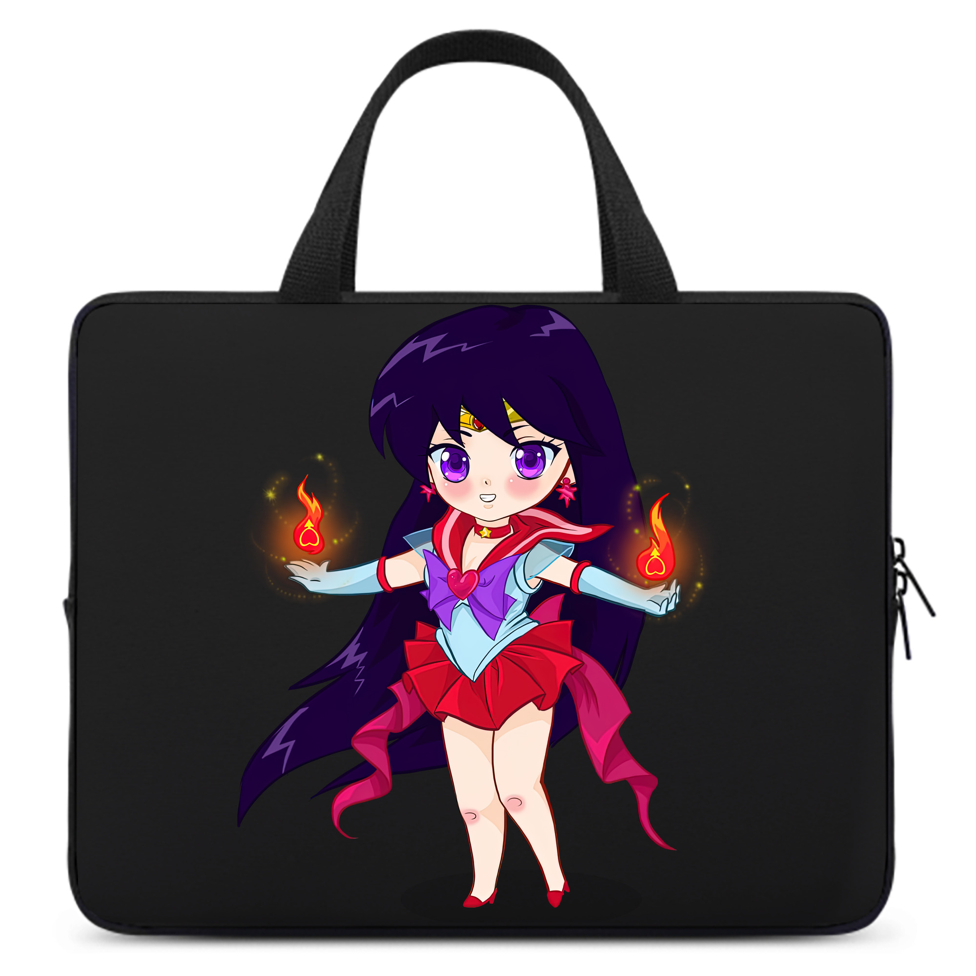 （画像用） 美少女戦士セーラームーン 火野レイ ひの レイ Sailor Moon Hino Rei （セーラーマーズ,Sailor Mars） 手提げノートパソコンバッグ