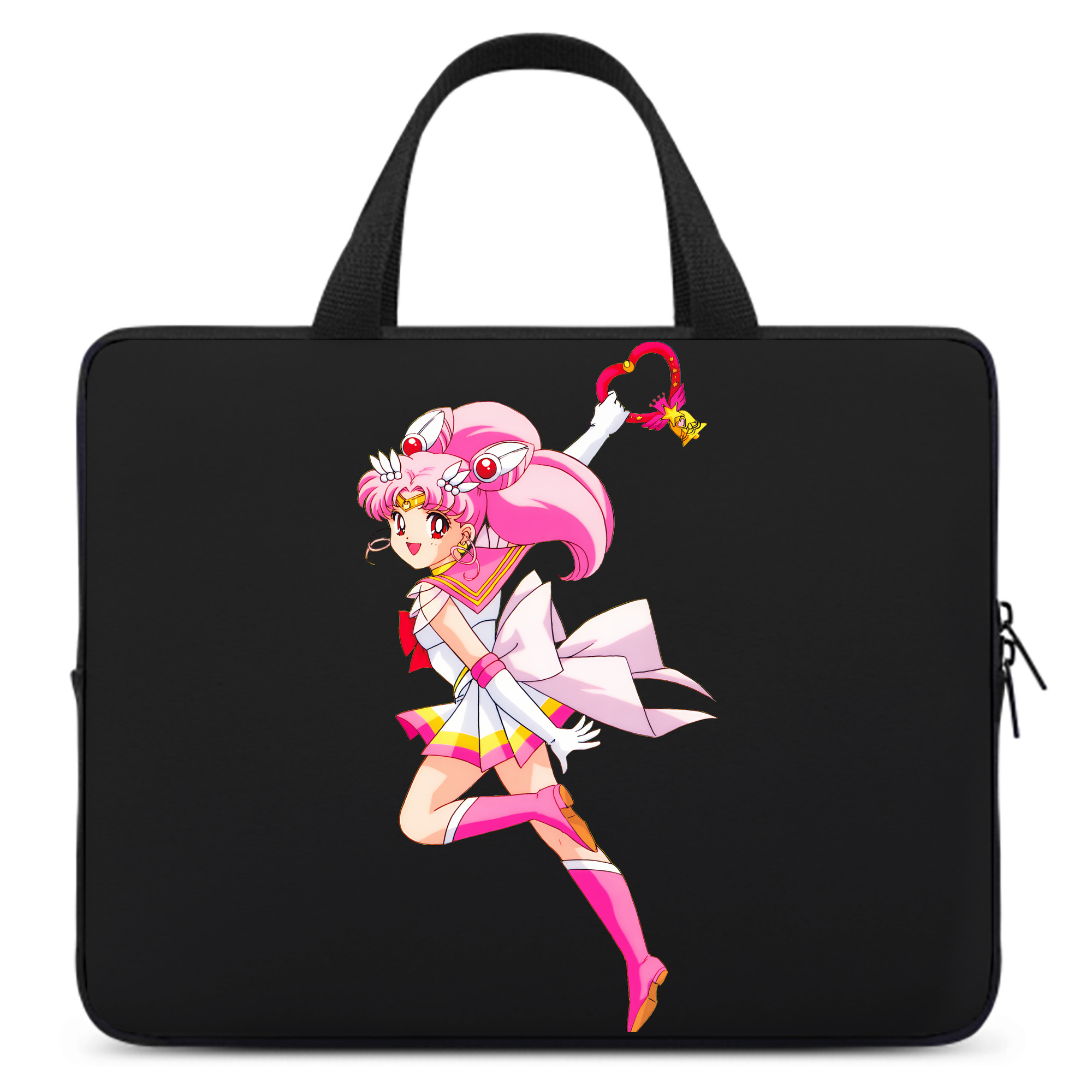 （画像用） 美少女戦士セーラームーン ちびうさ Sailor Moon Chibiusa Tsukino Usagi Small Lady Serenity 手提げノートパソコンバッグ