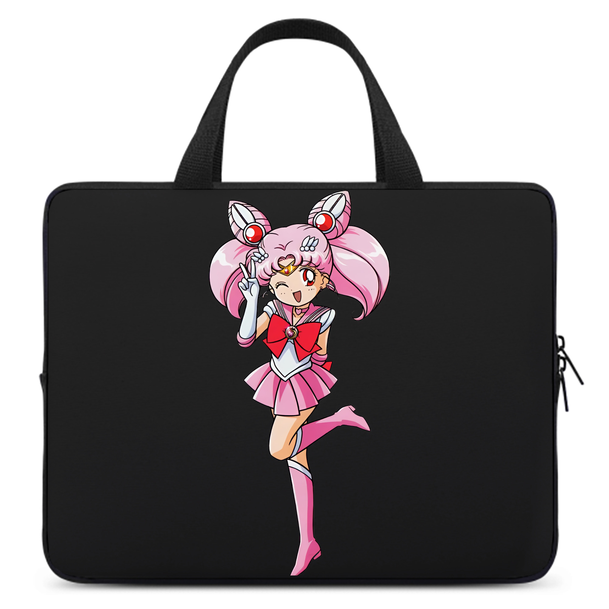 （画像用） 美少女戦士セーラームーン ちびうさ Sailor Moon Chibiusa Tsukino Usagi Small Lady Serenity 手提げノートパソコンバッグ
