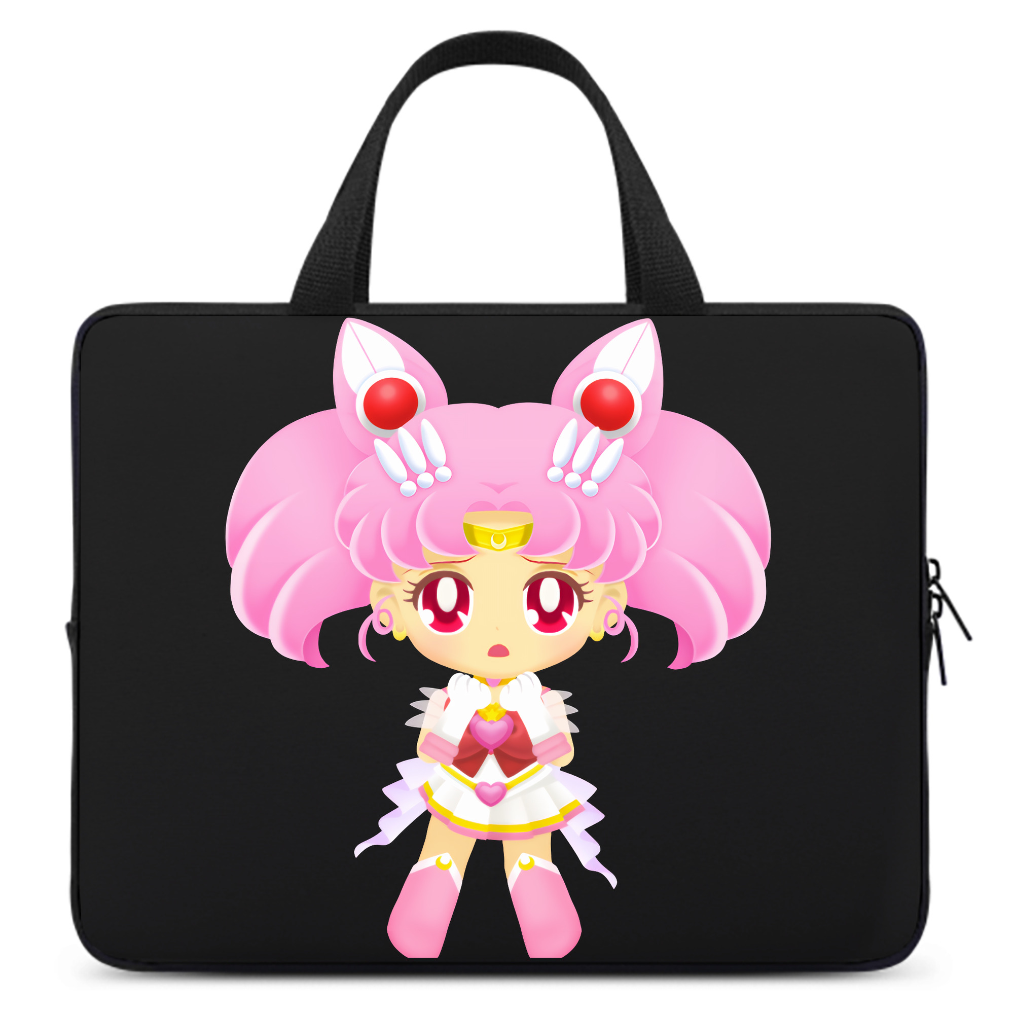 （画像用） 美少女戦士セーラームーン ちびうさ Sailor Moon Chibiusa Tsukino Usagi Small Lady Serenity 手提げノートパソコンバッグ