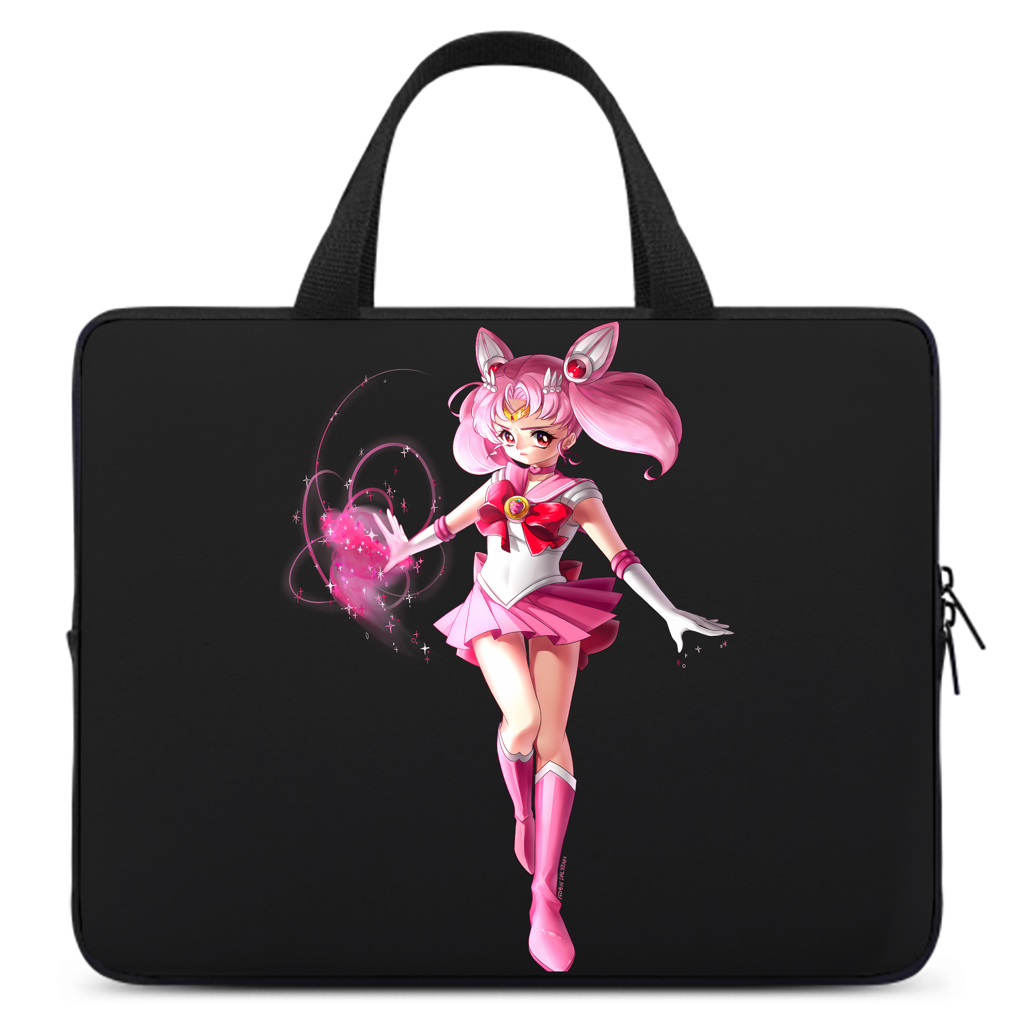 （画像用） 美少女戦士セーラームーン ちびうさ Sailor Moon Chibiusa Tsukino Usagi Small Lady Serenity 手提げノートパソコンバッグ