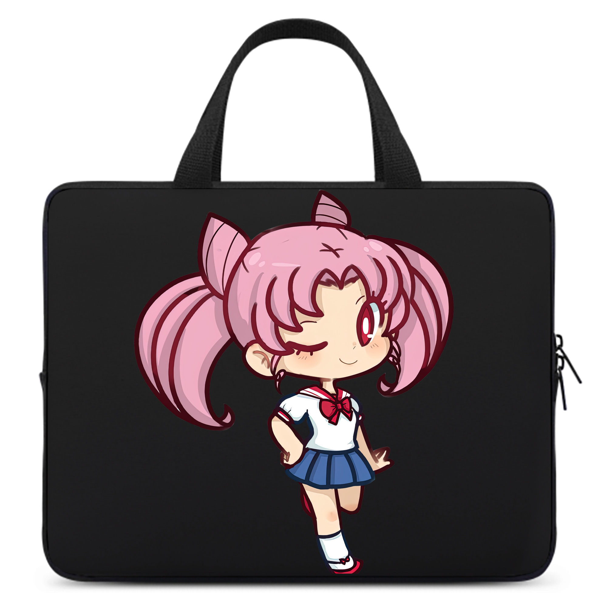 （画像用） 美少女戦士セーラームーン ちびうさ Sailor Moon Chibiusa Tsukino Usagi Small Lady Serenity 手提げノートパソコンバッグ