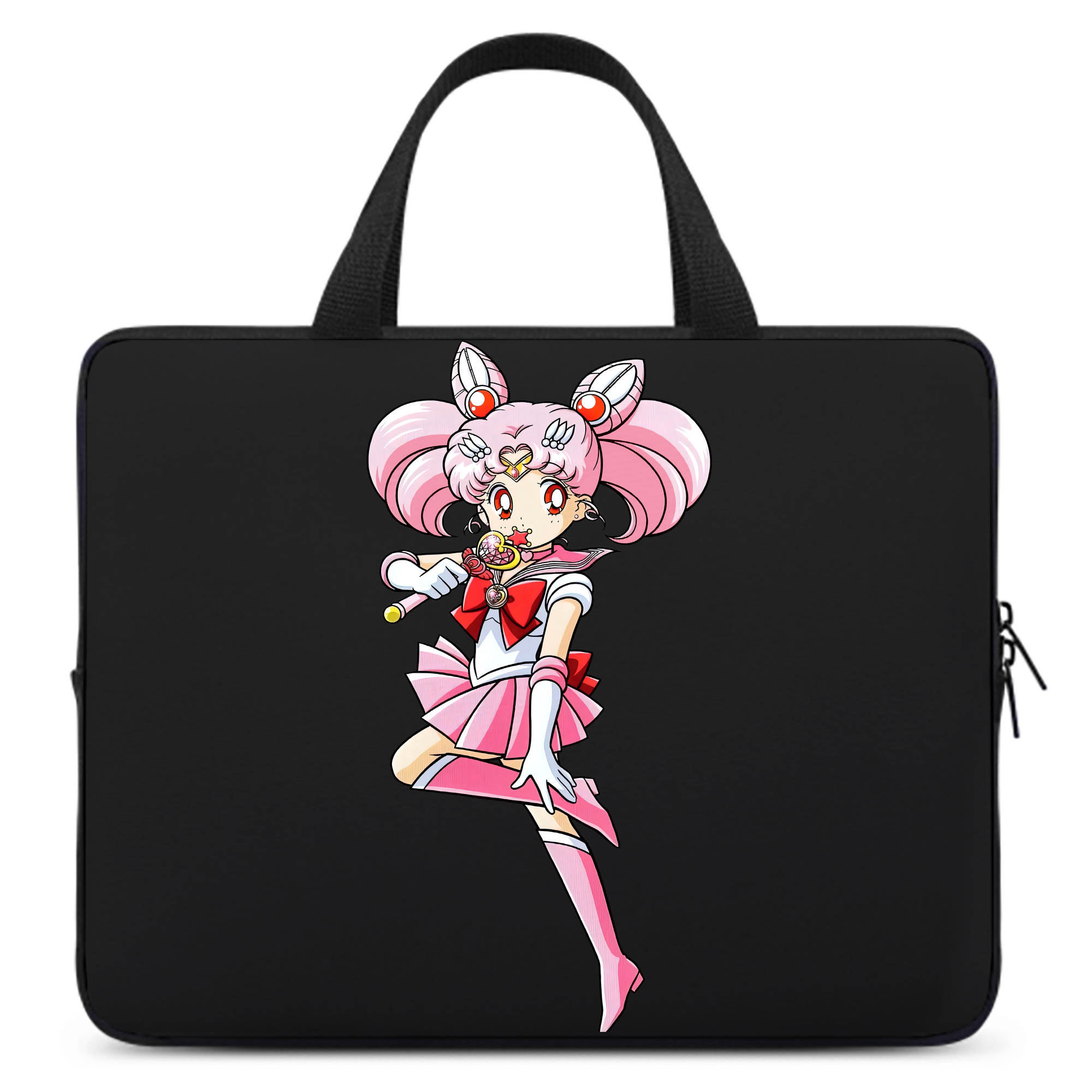 （画像用） 美少女戦士セーラームーン ちびうさ Sailor Moon Chibiusa Tsukino Usagi Small Lady Serenity 手提げノートパソコンバッグ